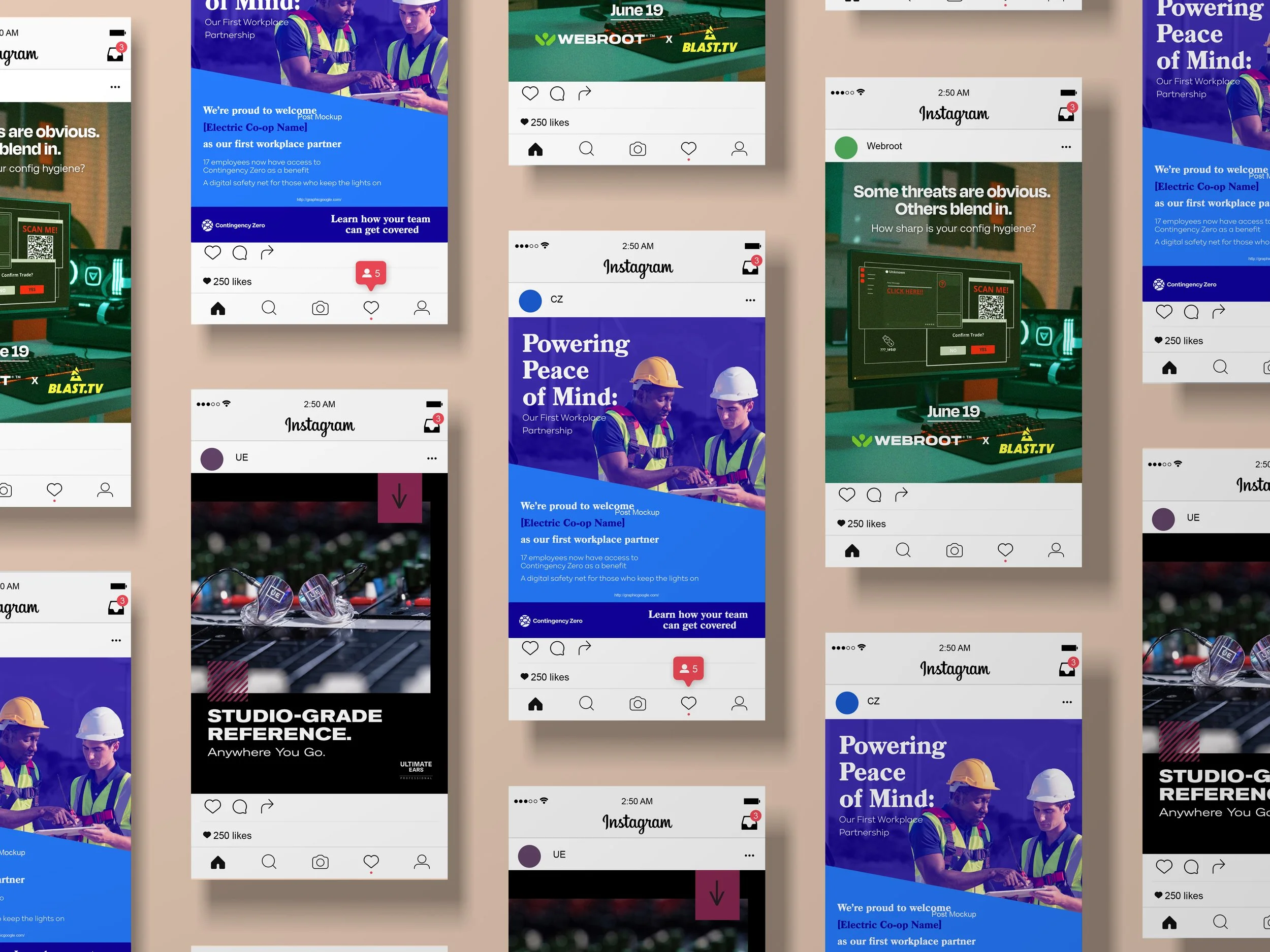 Social Media Designs (Static + Motion) - Freelance