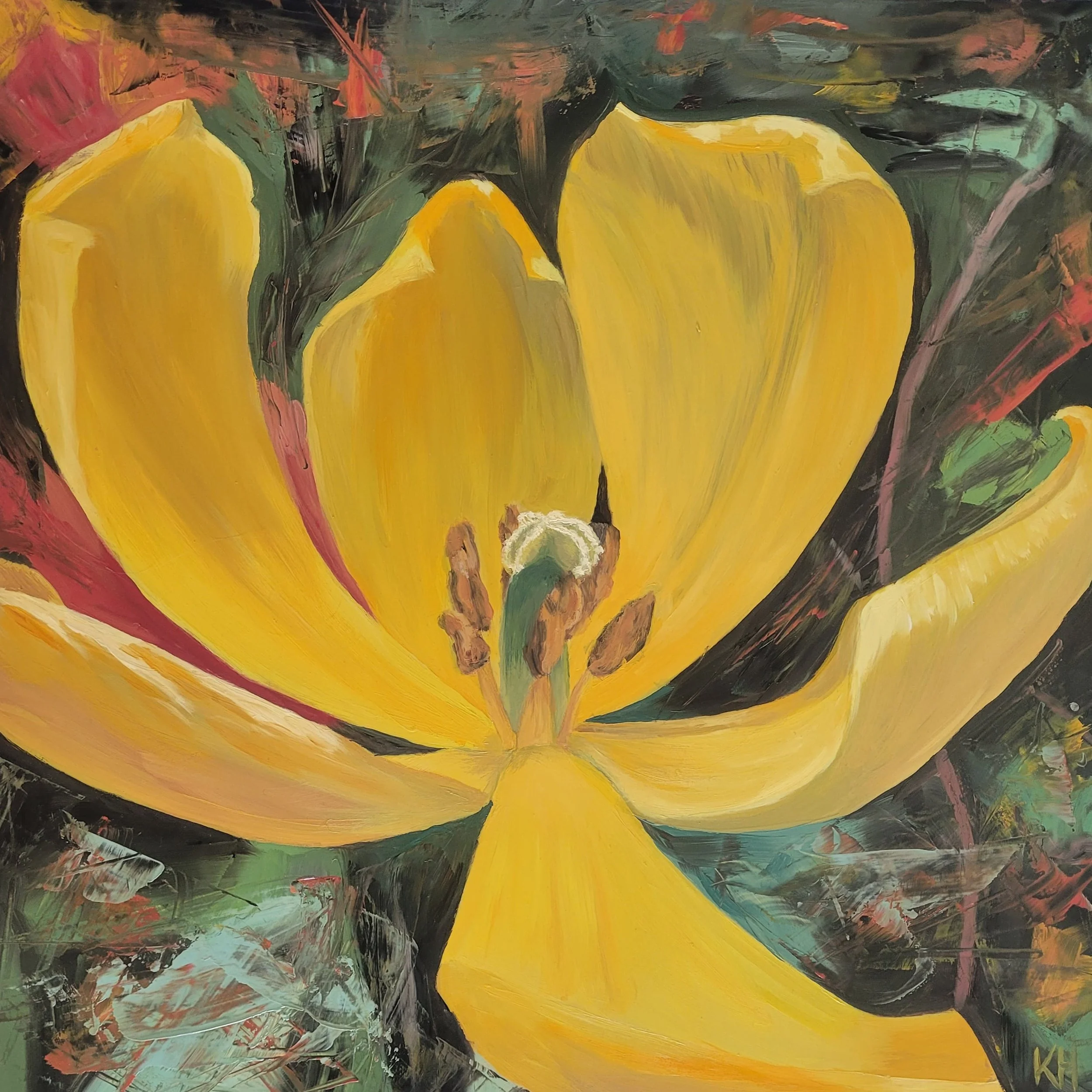 Reiman Gardens Tulip
16x16 Oil on Board