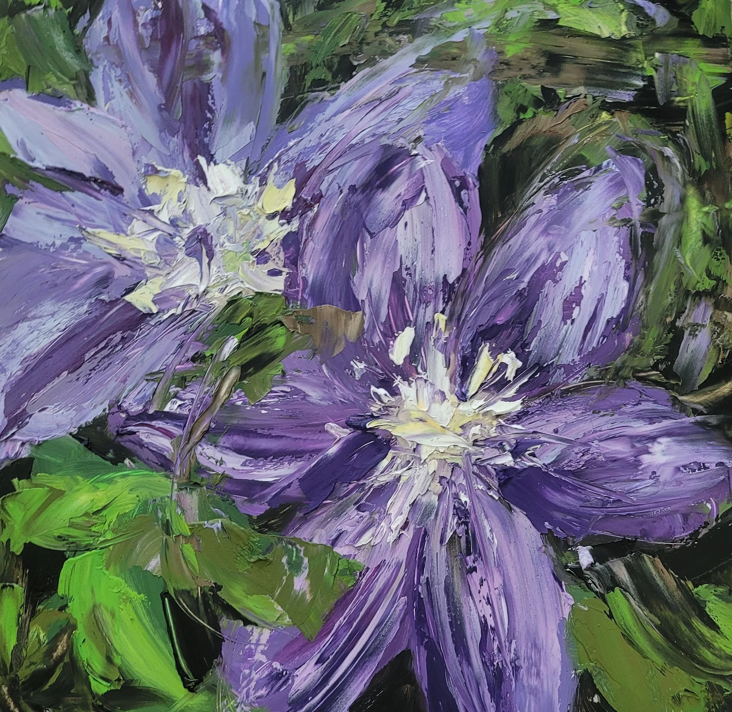 Clematis
12x12 Oil and Cold Wax on Board