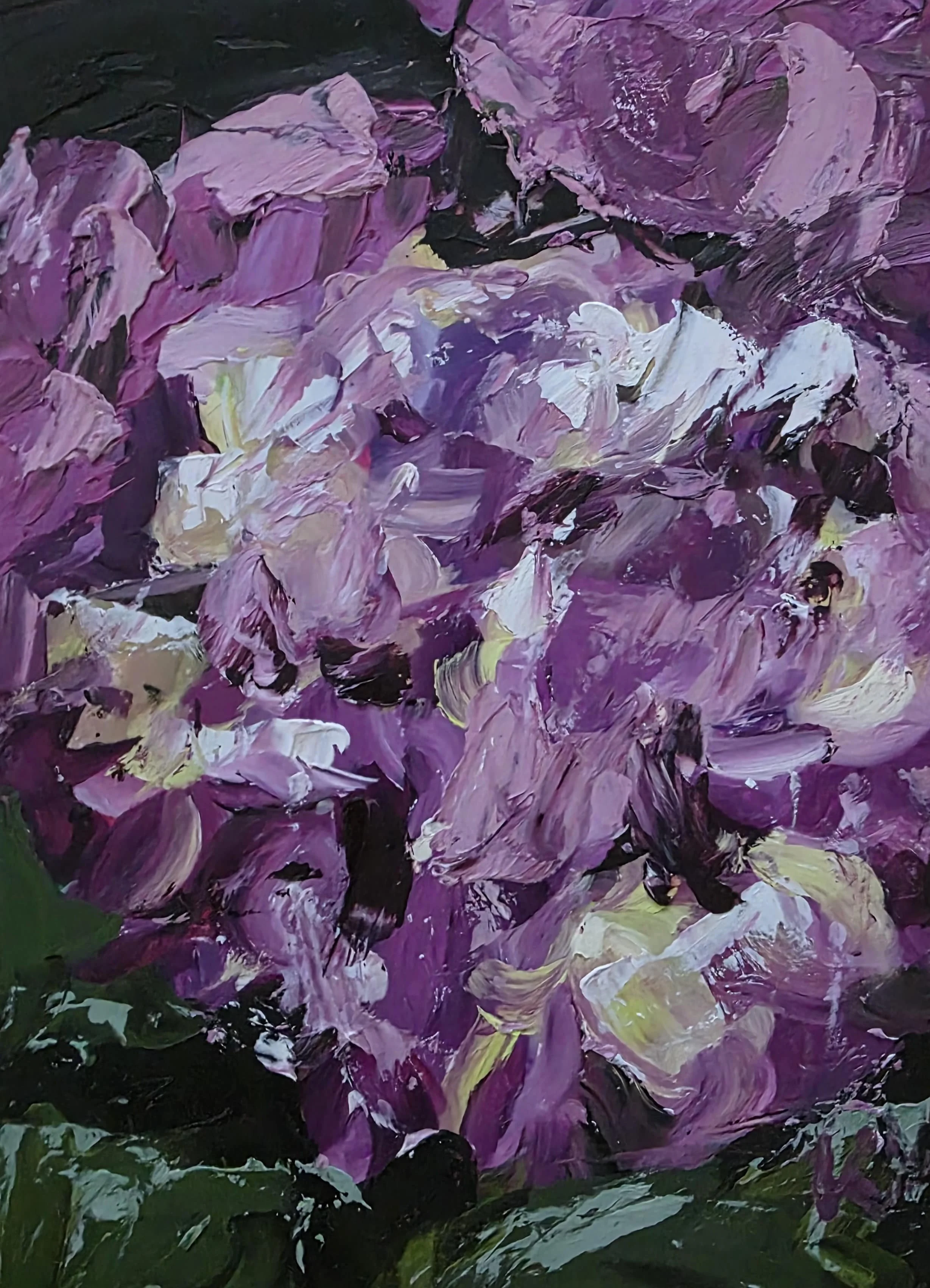 Italian Hydrangea
7x5 Oil and Cold Wax on Board