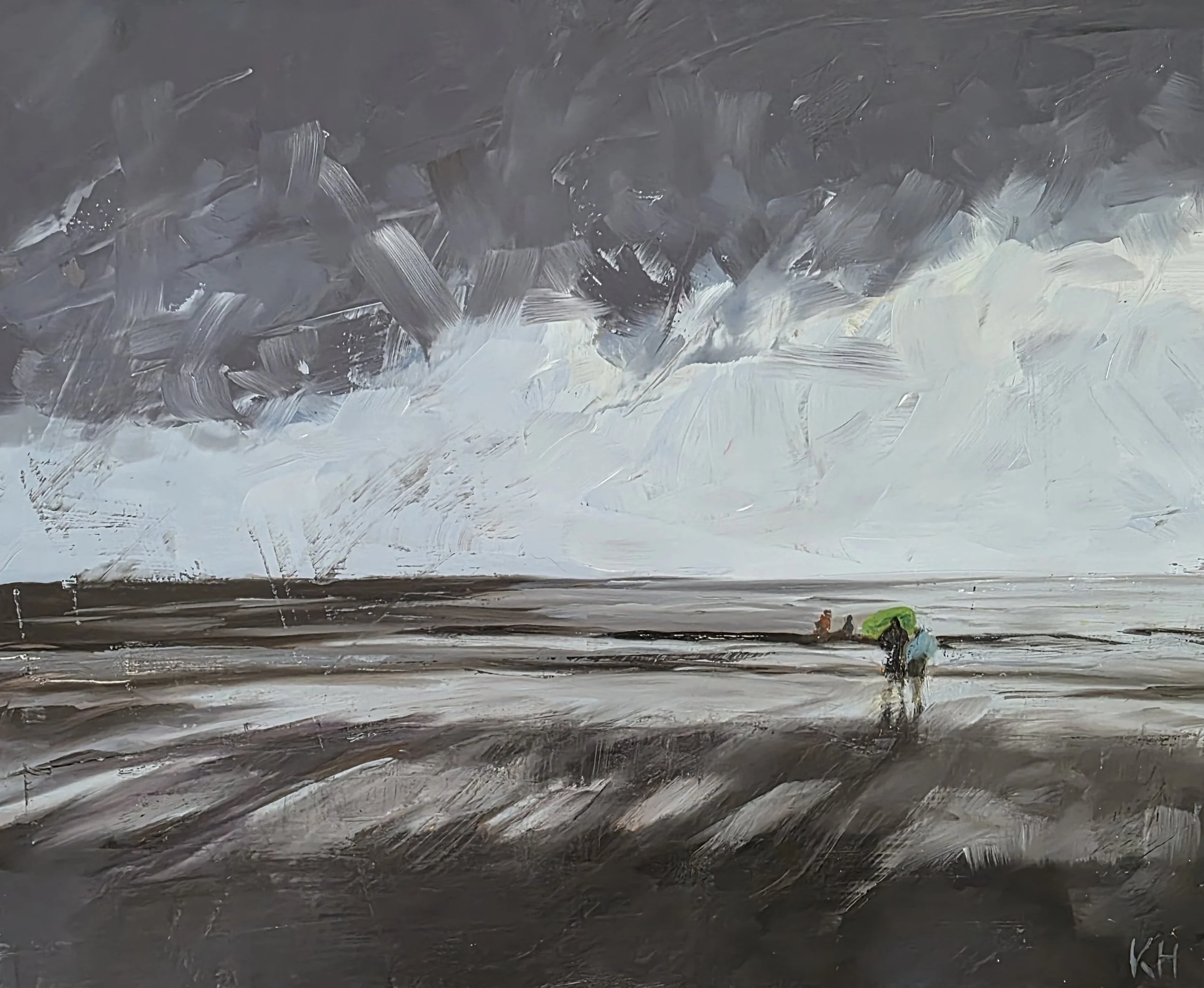 Stormy Day on Jenness Beach
8x10 Oil on Board