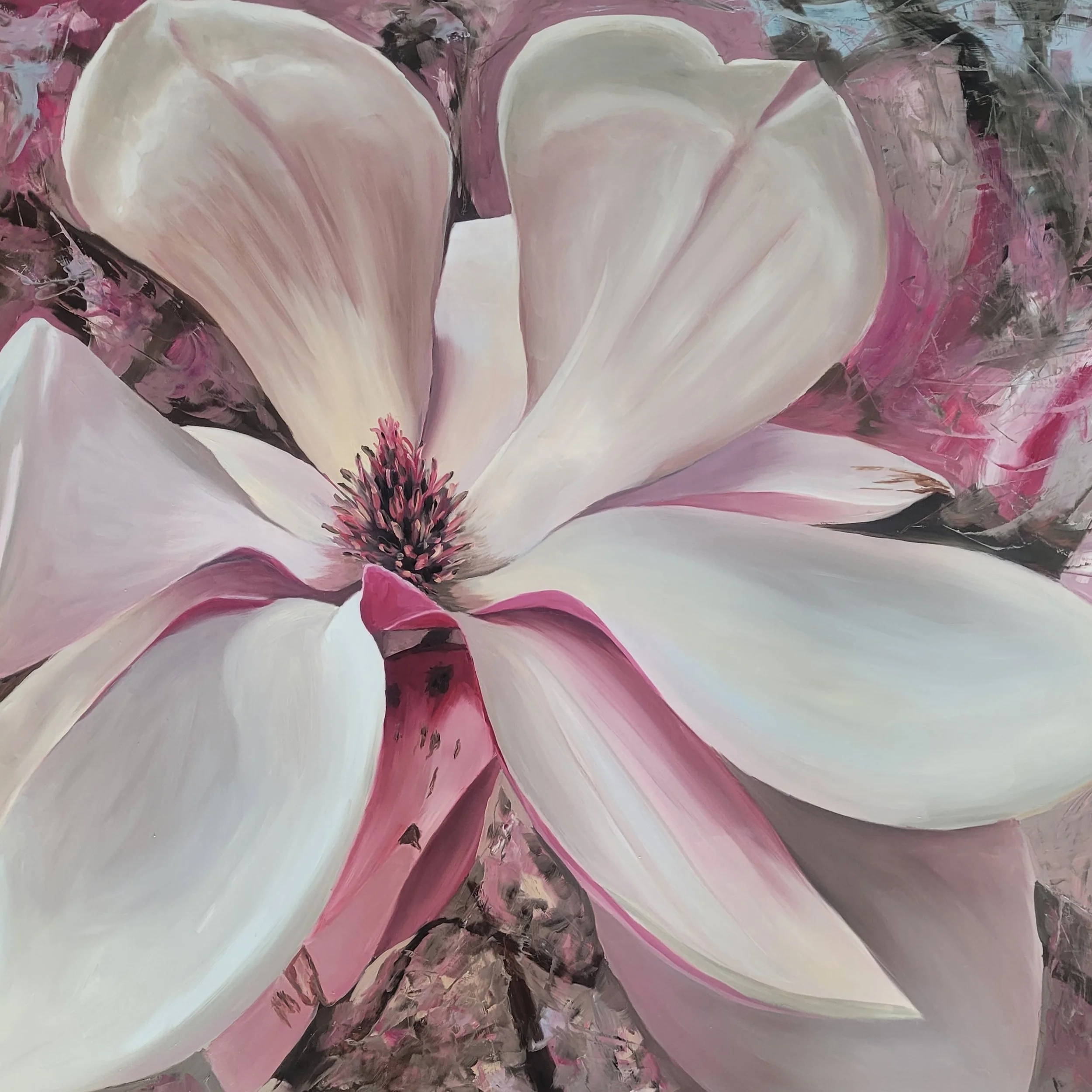 Lagomarcino Saucer Magnolia
30x30 Oil on Board