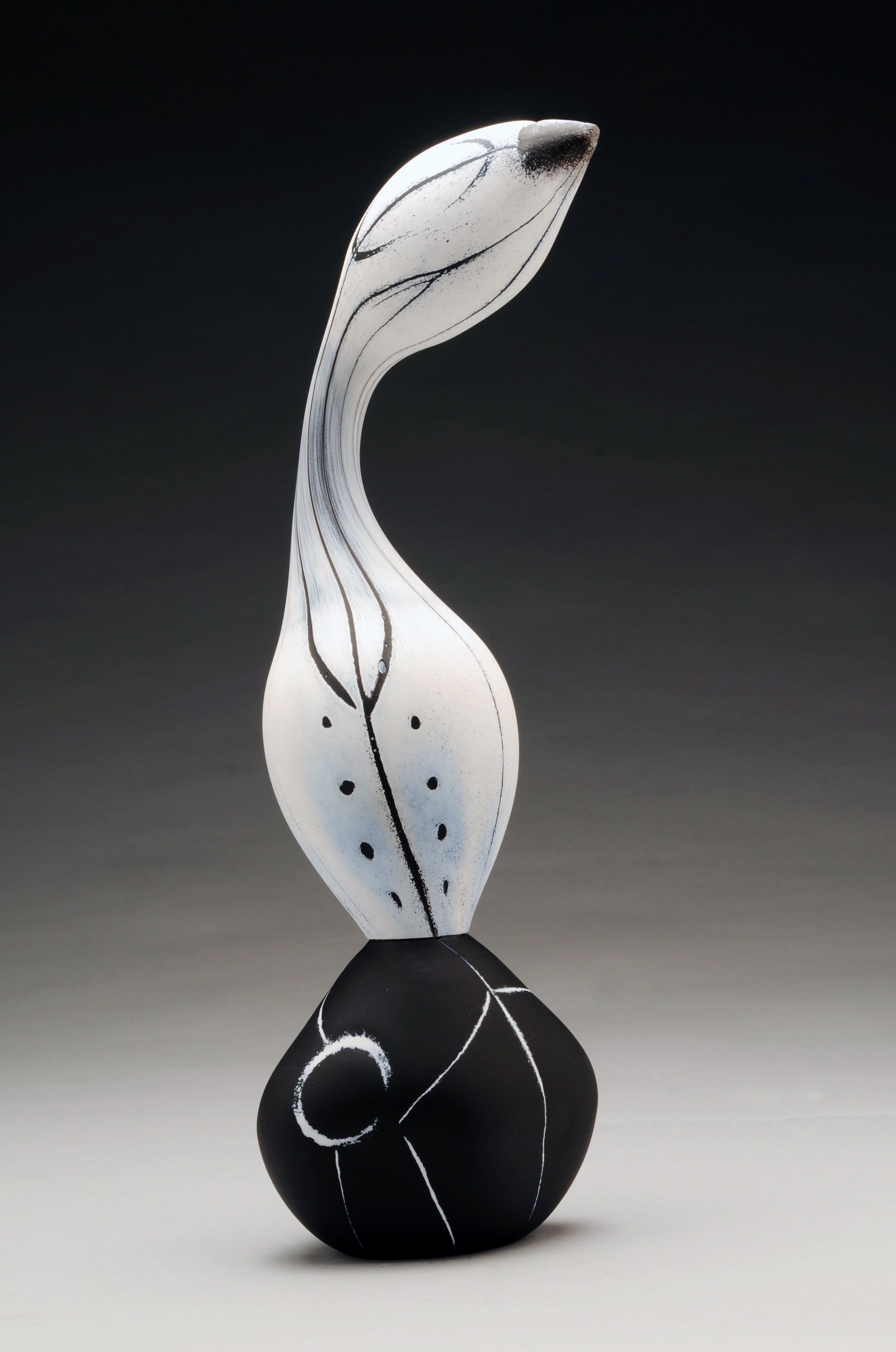 Waiting, 18 X 10 X 8 inch, Glass, 2017