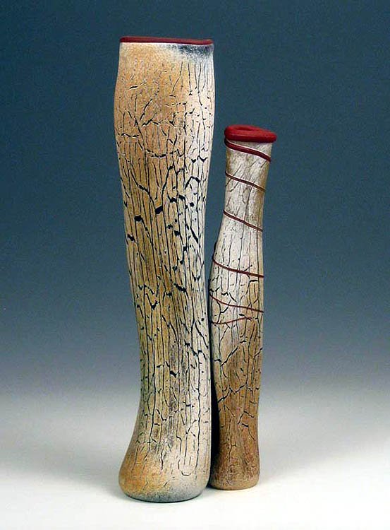 Bone Vessels I, 17 X 7 X 4 inch, Glass, 2007