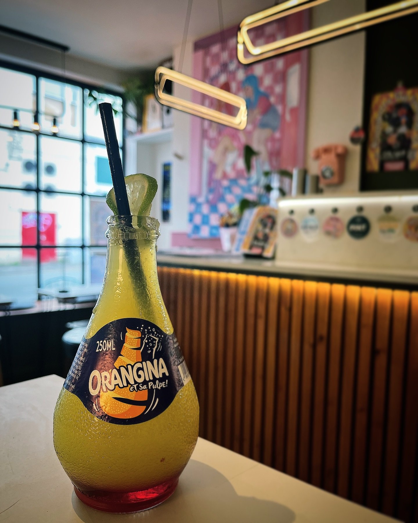 Introducing the &ldquo;Orangina-Rhonarita&rdquo;&hellip;named after one of our absolute fave regulars @rhoborthwick who&rsquo;s obsessive enthusiasm for Orangina is unrivalled&hellip;If you&rsquo;re lucky enough to get served by her at @bakerandgraze