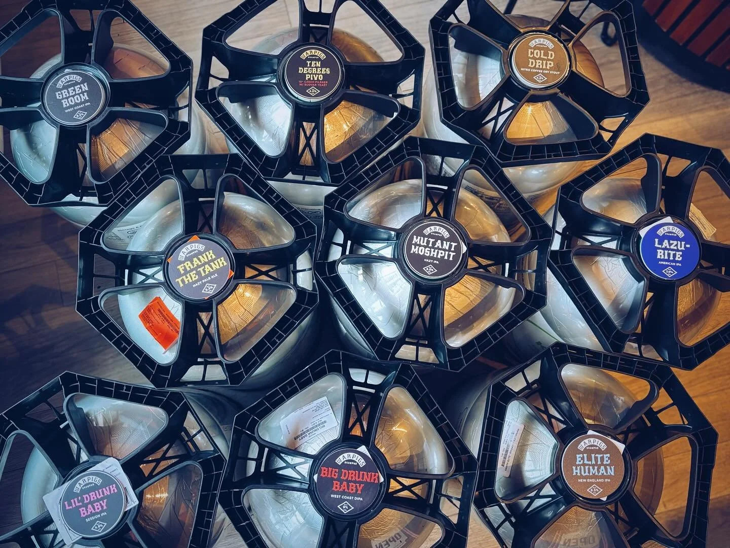 WARPIGS TAP TAKEOVER 
☠️🐗🦴🦇🥩🖤☠️🐗🦴🥩🖤 🦇 
11.03.26 - 22.03.26
☠️🐗🦴🦇🥩🖤☠️🐗🦴🥩🖤 🦇 
A very exciting delivery arrived ready for next week. All the beers are officially HERE. 9 draft beers from the legendary @warpigs_brewpub_cph will be pou