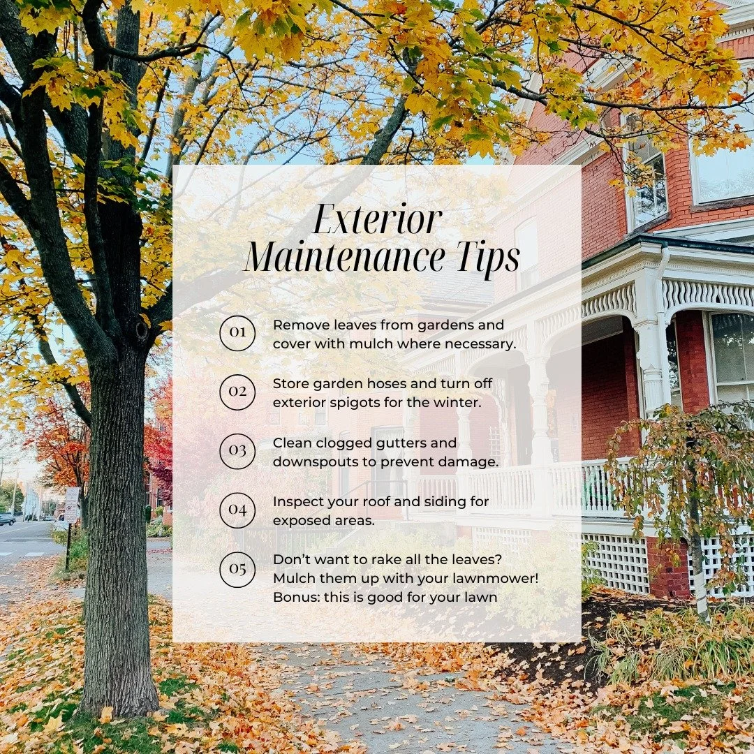 Fall is here, which means it&rsquo;s time to cozy up indoors and tackle a few home to-dos!

From testing your detectors to cleaning gutters, these small steps make a big difference before the first frost. 🍁

📸 @theconfidantcollective