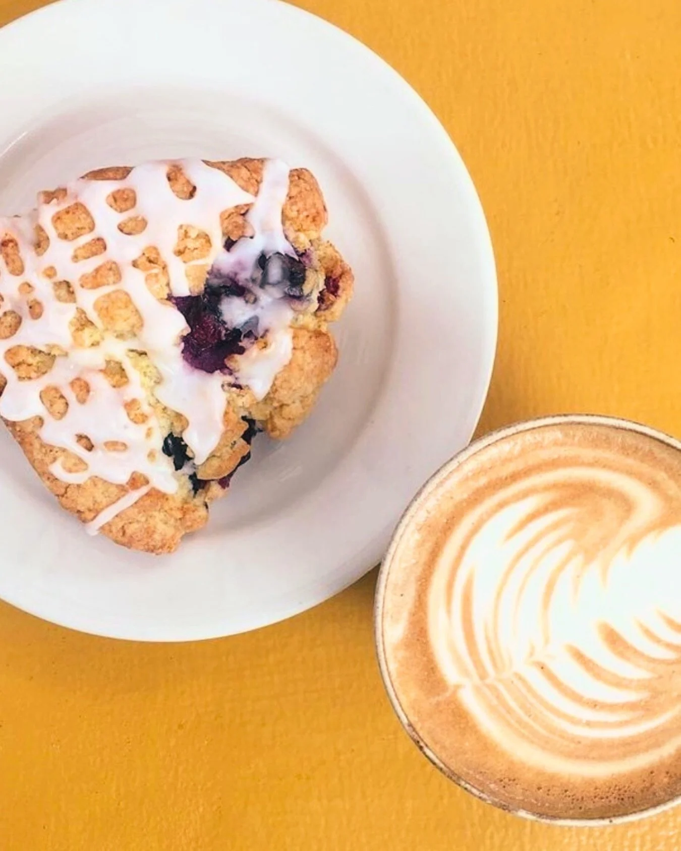 No caption needed, just a perfect Sunday with this on the menu! 😍

#organic #blueberryscone #cortado #lajollacafe #lajollacoffee #sandiegocafe #sandiegodogfriendly