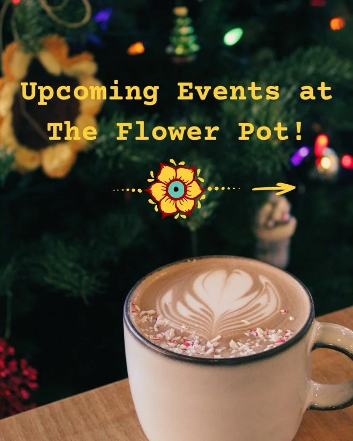 What&rsquo;s happening at The Pot!

🎄 THIS Sunday, December 14th
4-5:30pm
Live music with Charlie &amp; Arjuna @charlie_in.the.sky 

🎄 Thursday, December 18th
4-6pm
Live music with @_amanda_rose_ and friends

🎄 Saturday, December 20th
4-5:30pm
Liv