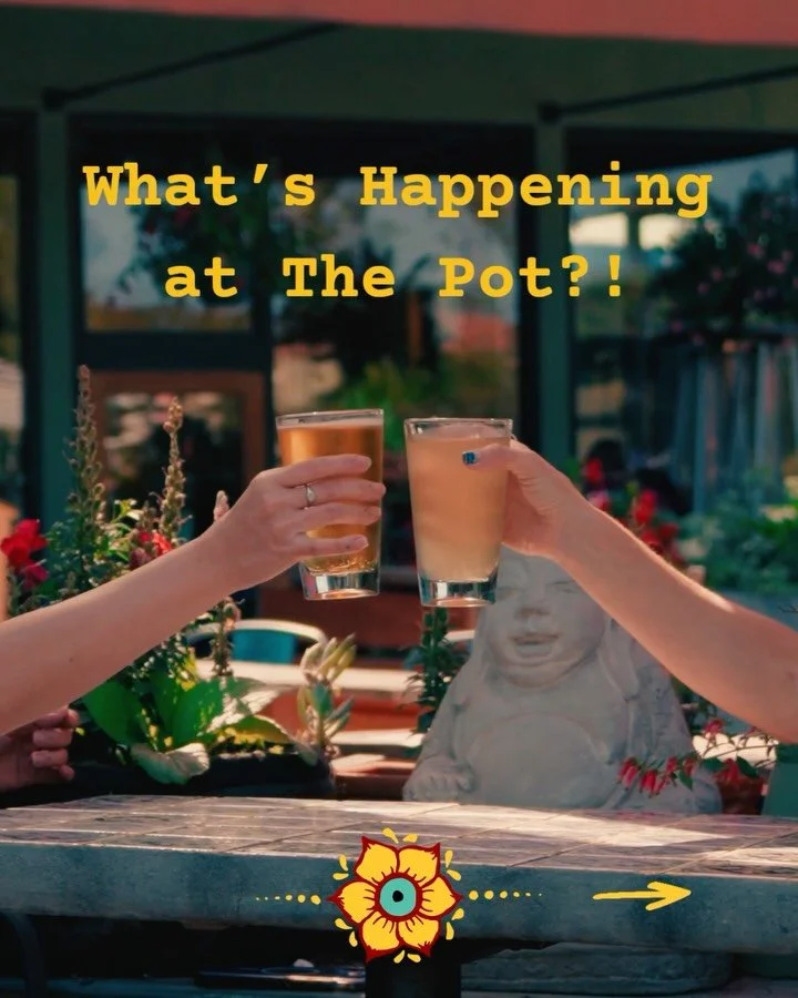 What&rsquo;s happening at The Pot!

April + May 🌻

✨ First up is FREE 8oz @tlcroasters coffee THIS Thursday! (April 9th) For Amanda&rsquo;s birthday &hearts;️ while supplies last.

✨ THIS Saturday, April 11th, 8am - 11am
Mimosas + Matcha + morning j