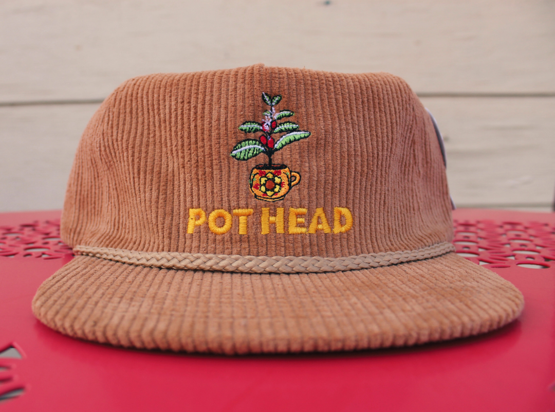 Corduroy Pot Head Hat