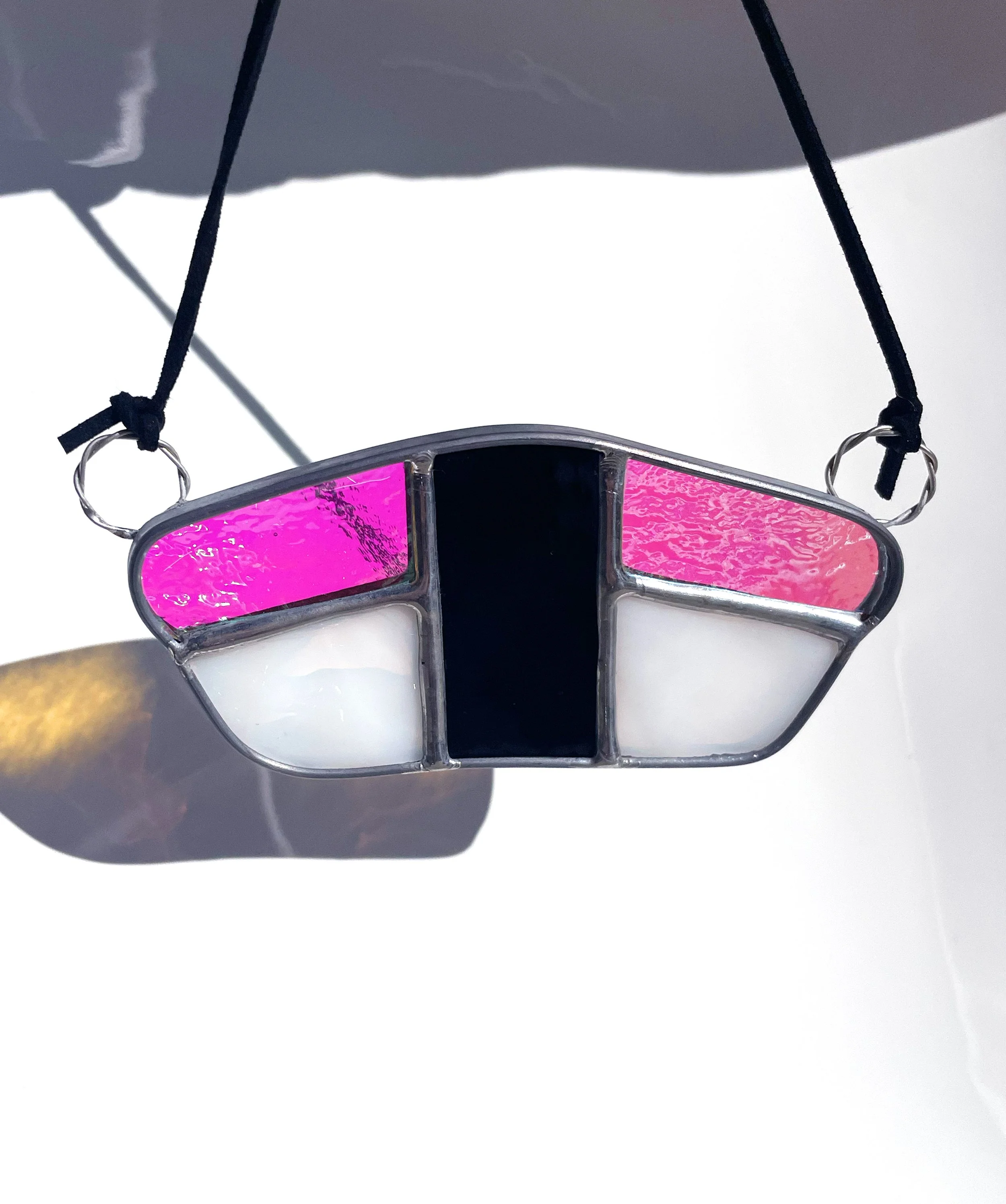 Mystery Meat (Dichroic) Tuna Sushi Suncatcher
