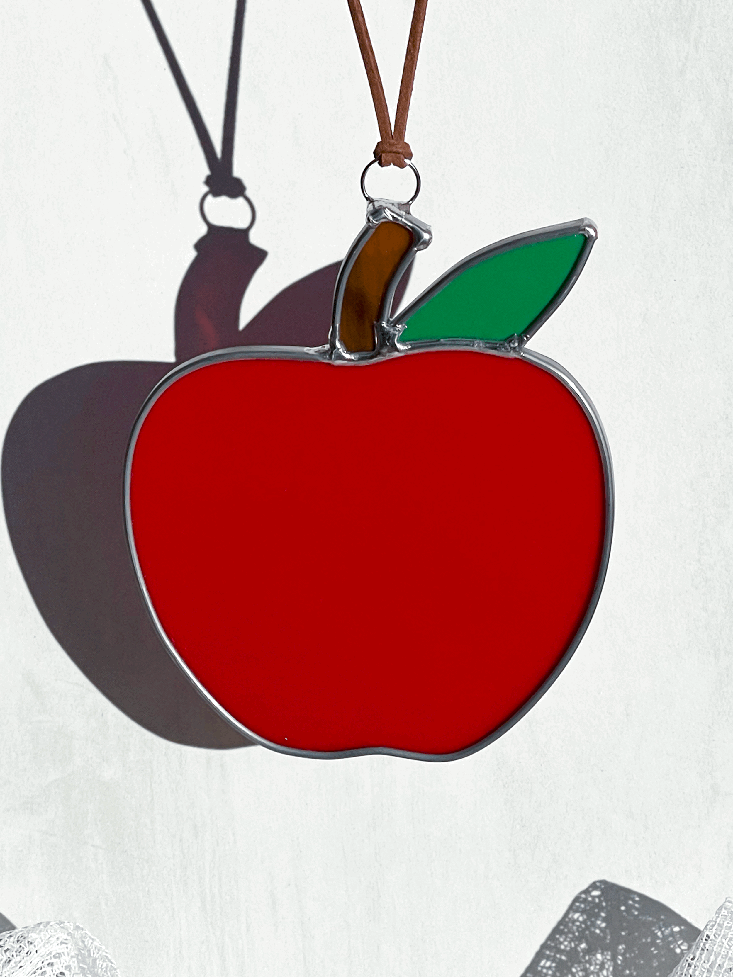 Red Apple Suncatcher