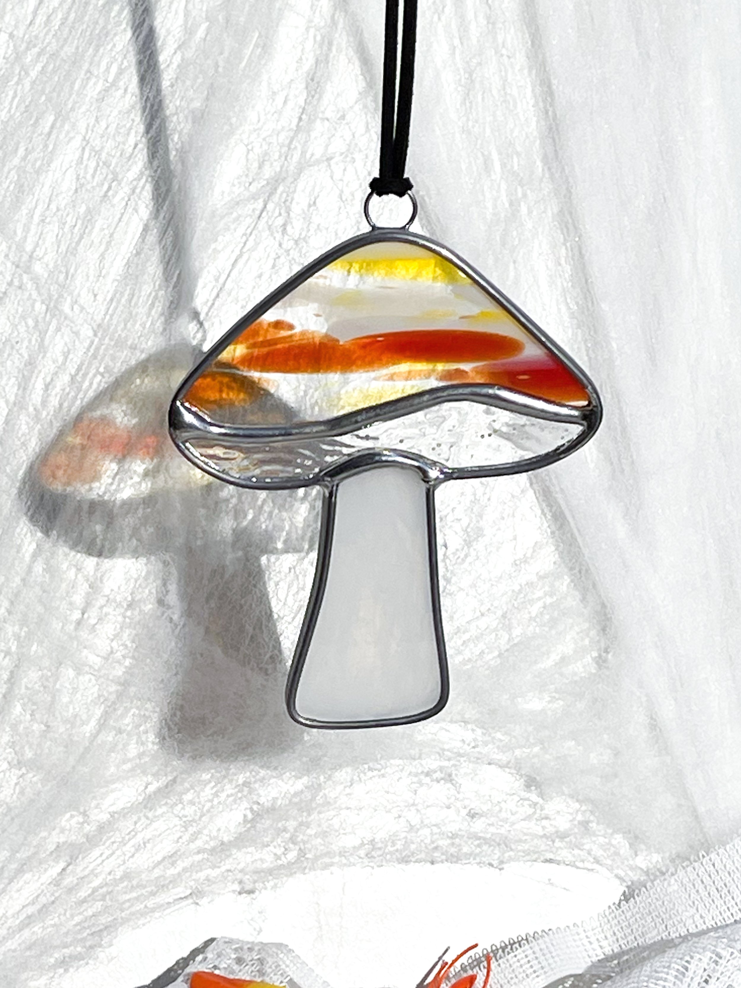 Sugar Corn Mushroom Suncatcher