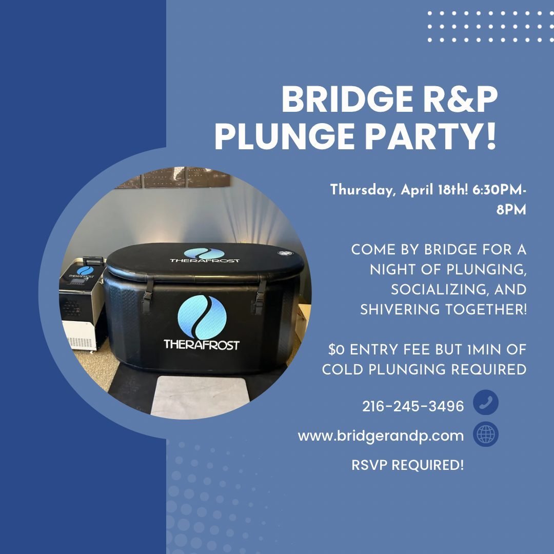 You know what to do! RSVP to our Bridge event this 18th! This is not only going to be a fun one, but a cold one! You don&rsquo;t want to miss out! ❄️😁