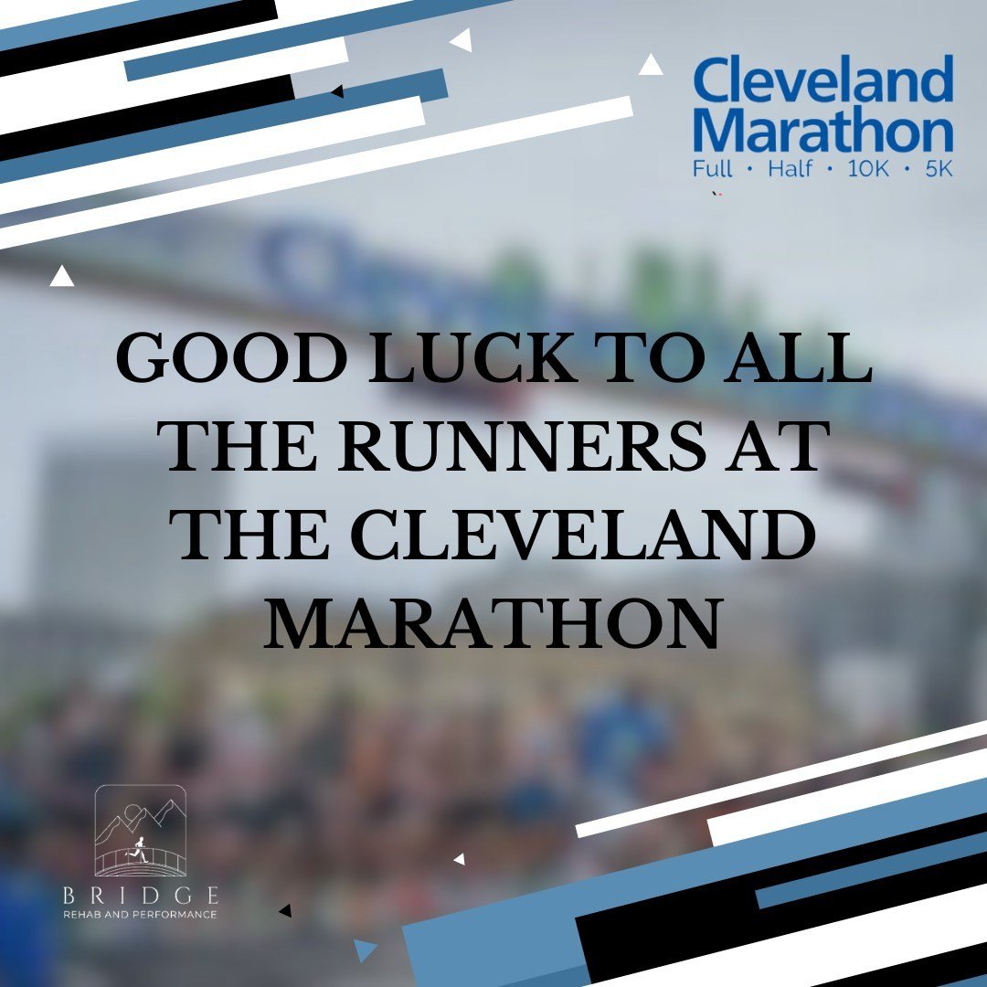 🏃&zwj;♂️🏃&zwj;♀️ Good luck to all the incredible athletes participating in the Cleveland Marathon this weekend! Your dedication and hard work are truly inspiring. Remember to listen to your body, stay hydrated, and, most importantly, enjoy the jour