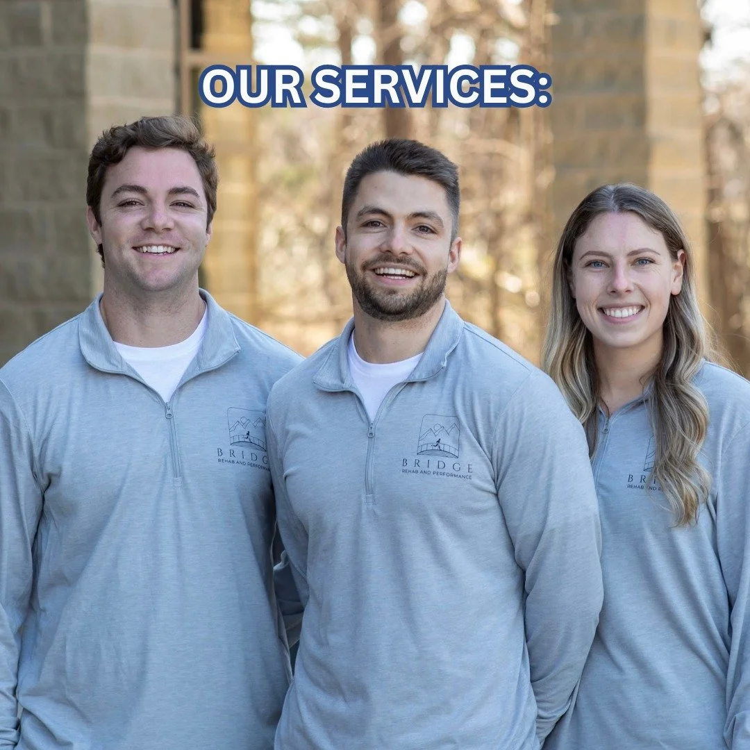 Here is our full set up of all of the services we offer here at Bridge Rehab and Performance!😀
Let&rsquo;s get you in for a consult if any of these are something you're interested in!💪