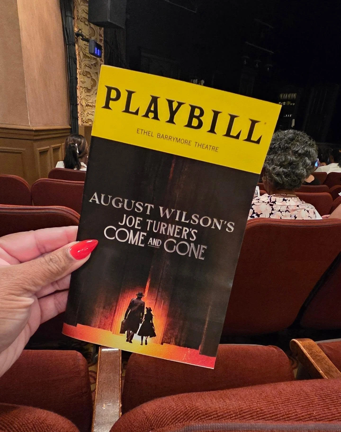 This was PHENOMENAL 🌹🌹🌹 I finally got to see an August Wilson play, and I'm so thrilled this was my first. Excellent!!!! #joeturnerscomeandgone

Joe Turners Come And Gone | #AugustWilson
So Taraji P Henson and Cedric The Entertainer play a married