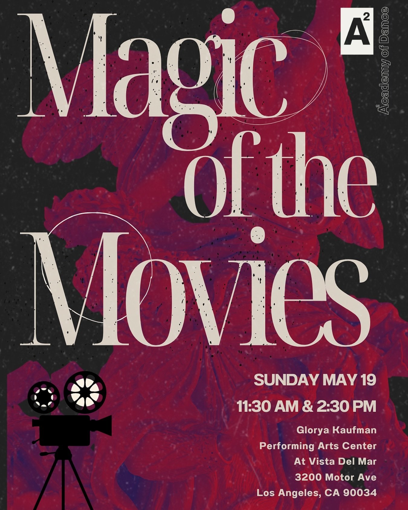 Please join us for our Second Annual Showcase:

✨🎥 MAGIC OF THE MOVIES 🎥✨ 

We&rsquo;re so excited to show you what we&rsquo;ve been working on this year! 

Sunday, May 19th 
At 11:30 AM &amp; 2:30 PM 
Glorya Kaufman Performing Arts Center 
at Vist