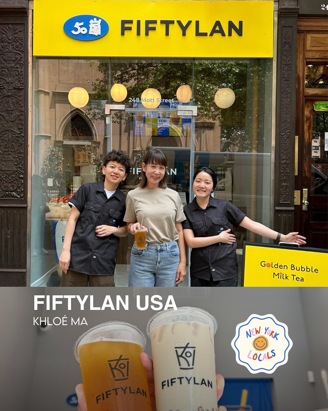 FIFTYLAN (@fiftylanusa) is a beloved bubble tea brand from Taiwan, now expanding globally to North America and Europe. 🌍 Founded by CEO Ms. Ma, FIFTYLAN aims to bring a cup of happiness to the world, starting with their #1 Best Seller: Golden Bubble