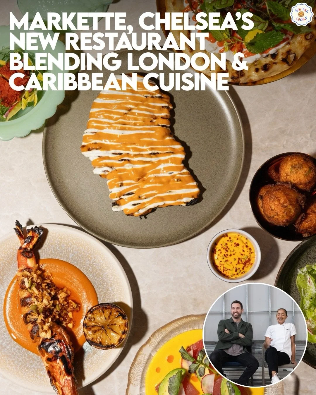 Markette (@marketterestaurant) is Chelsea&rsquo;s new modern European restaurant with Caribbean influence, led by Chef India Doris (@india.doris ) of two MICHELIN starred SAGA and Managing Partner Alex Pfaffenbach (@thepfaffenbach) of Eleven Madison 