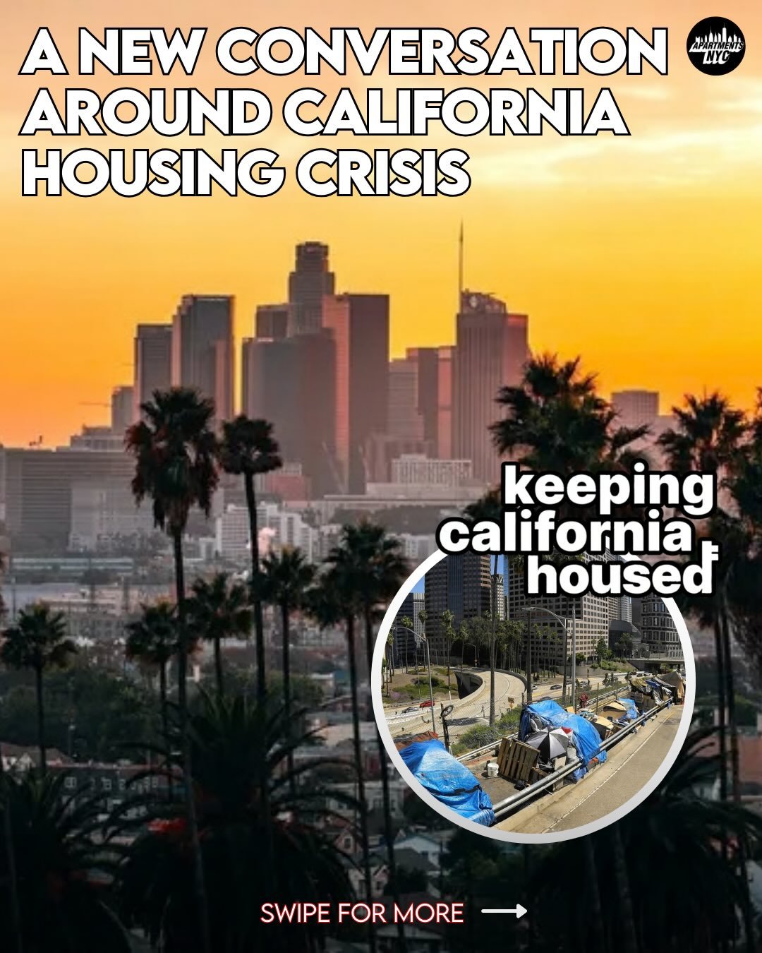 Finding a home in LA can be just as hard as finding a home in NYC. A new page, @ca_housing, was created to bring awareness to the housing crisis going on in Los Angeles, California. Though they&rsquo;re thousands of miles apart, New York City and Los