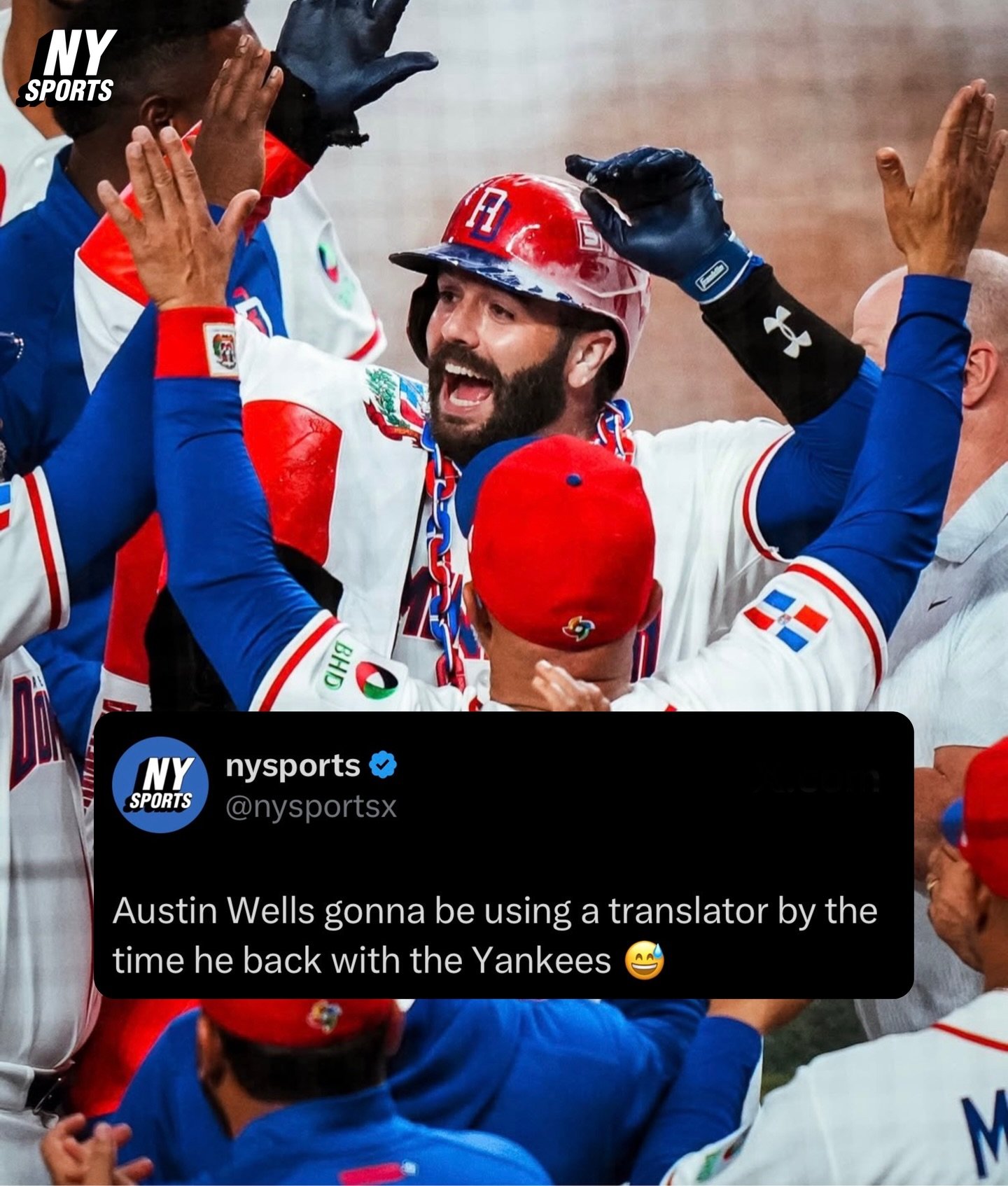 &ldquo;I feel more Dominican every day.&rdquo; - Austin Wells