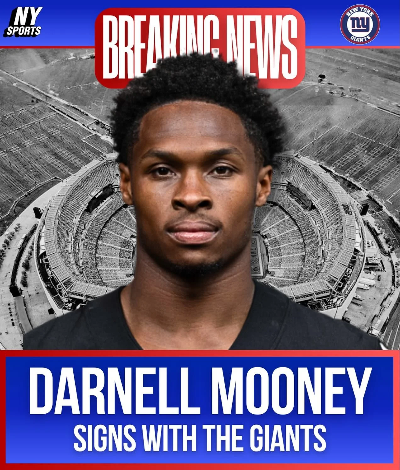 WR Darnell Mooney has signed with the Giants!! Official WR2 ??