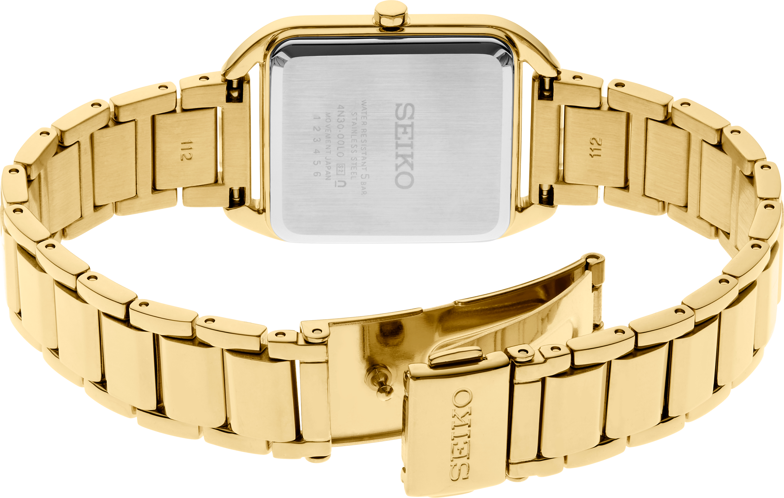 SEIKO EXCELINE 18KT 腕時計 ゴールド ホワイト Exactime Watch & Clock