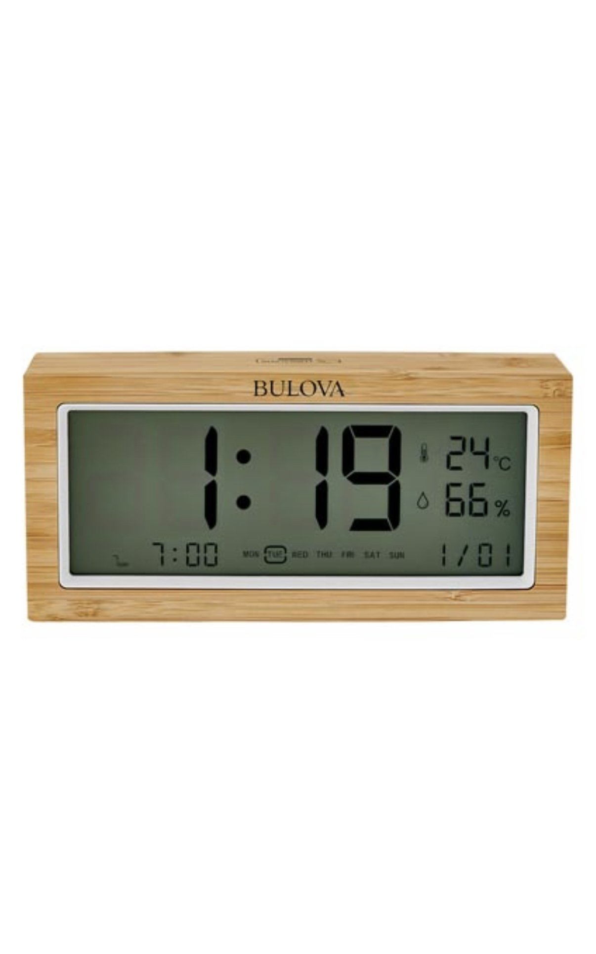 Bulova Alarm Clock "Brookside" B1375