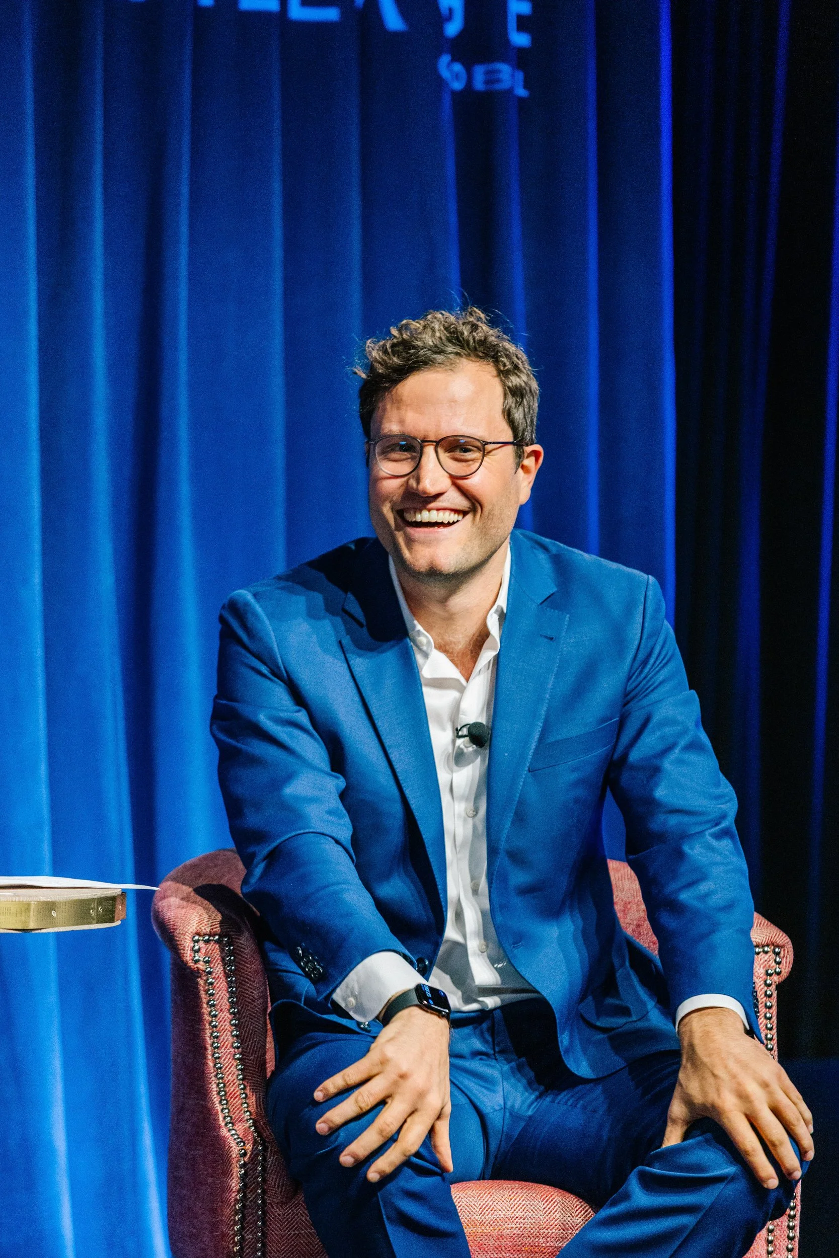 an event in nyc with LinkedIn Co-Founder Reid Hoffman 