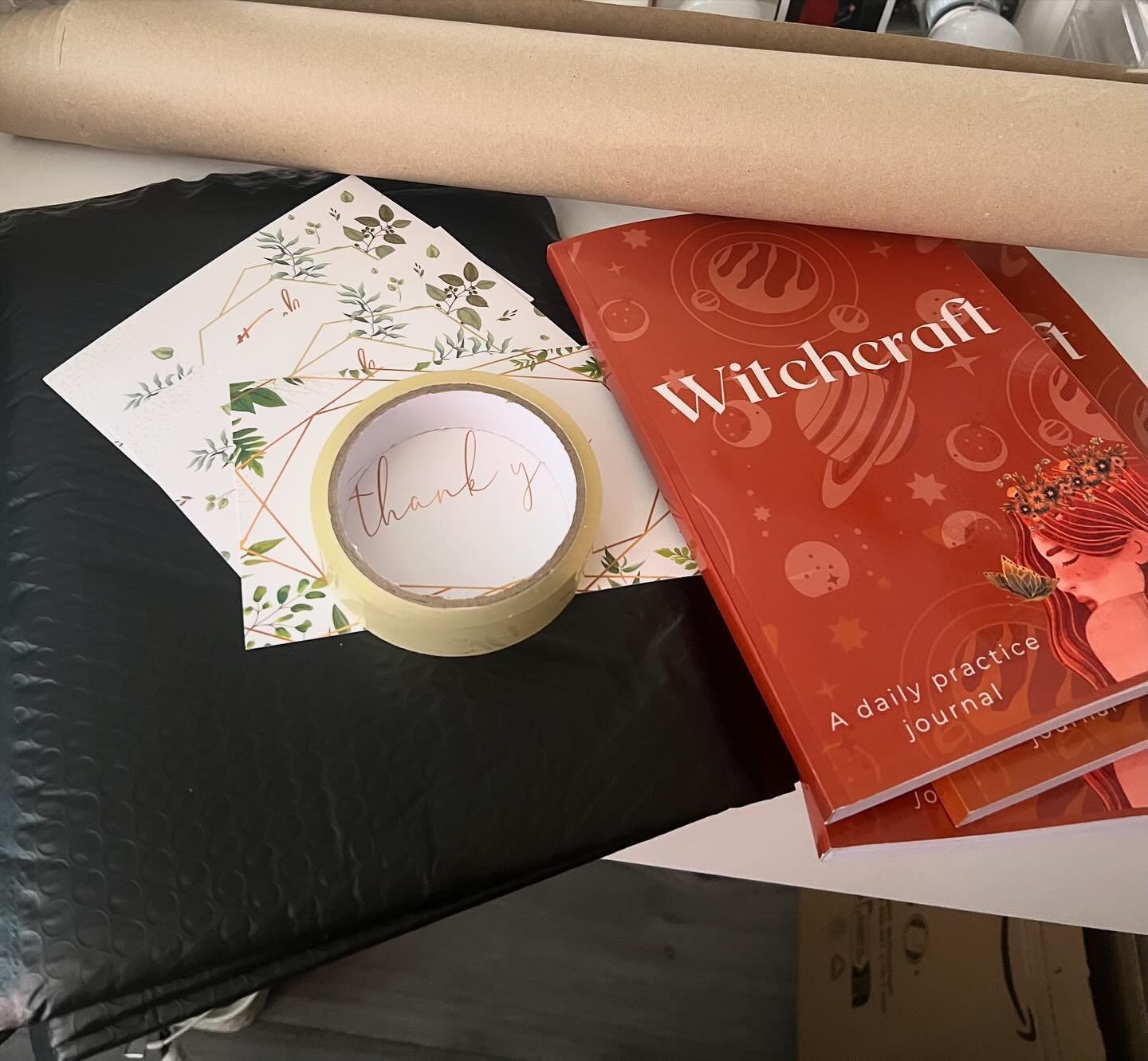 Website orders packed and ready to go. #witchcraftbook #pagansofinstagram #paganwitch #wiccan #witchesoninstagram