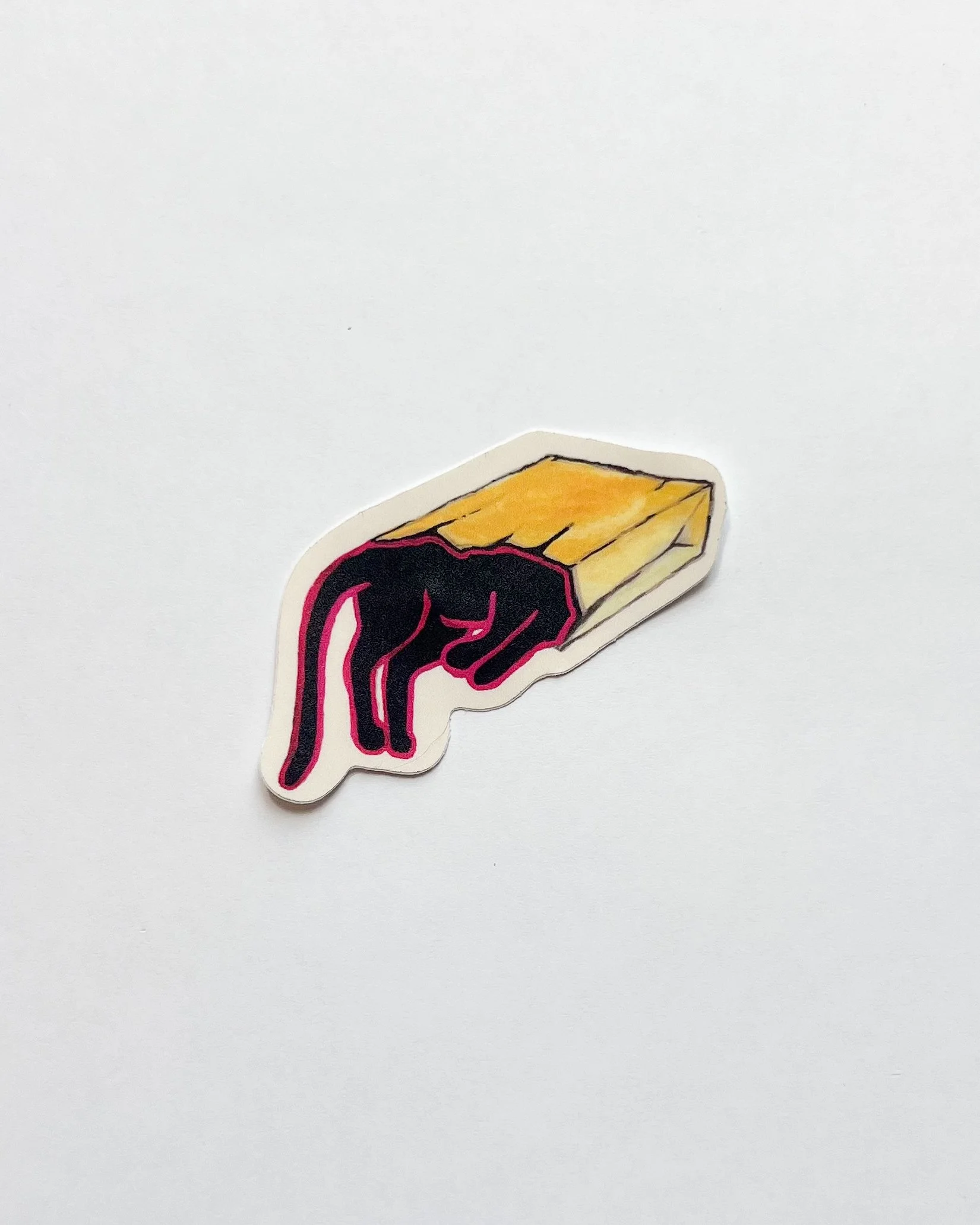 Cat in a Bag Sticker