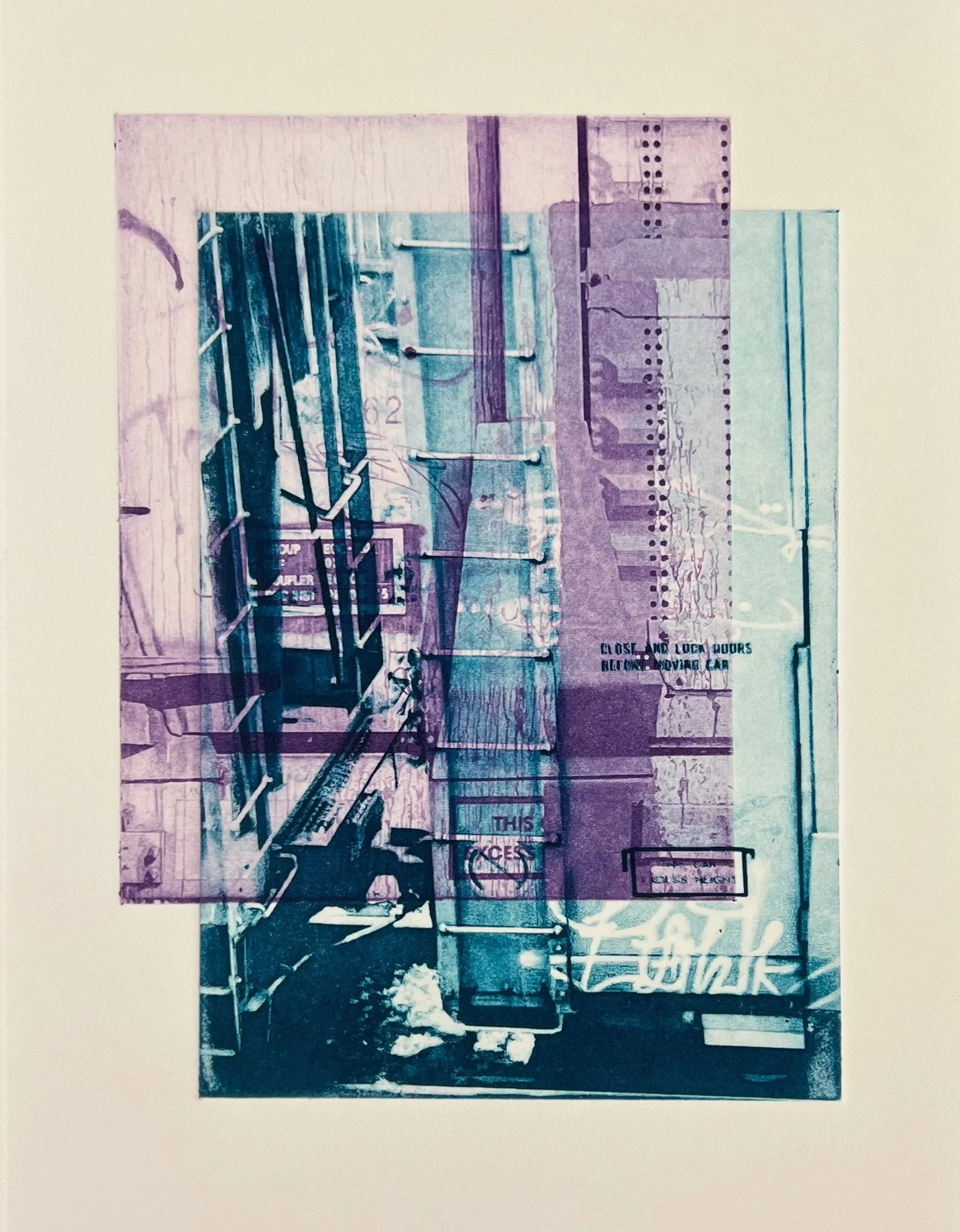 Tram Stamps, 2026 | Varied editions | Polymer photogravure print, 10 x 8 in.