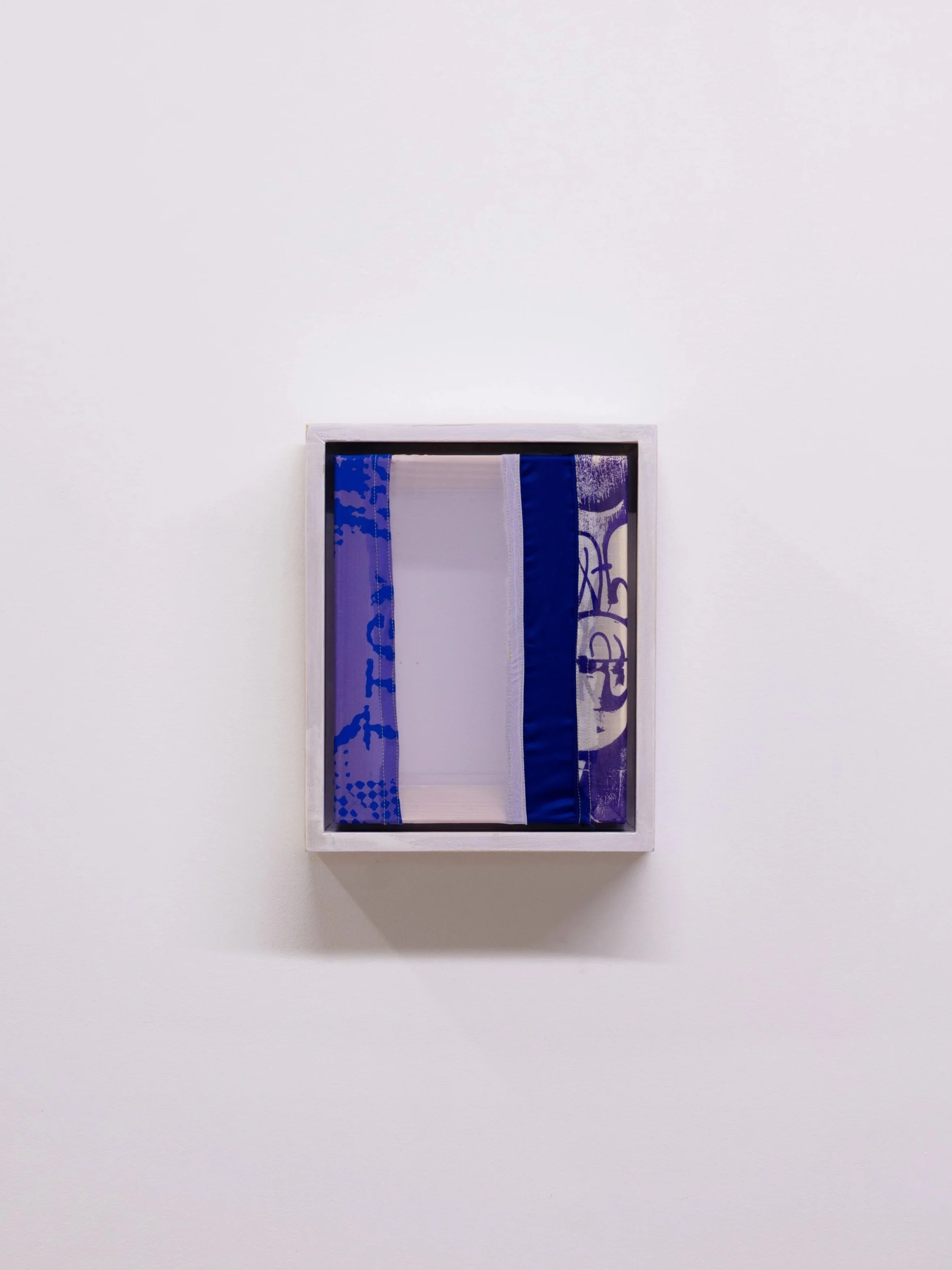 Untitled Study, 2026 | Screen printed silk & assorted fabrics, 10 x 8 in.