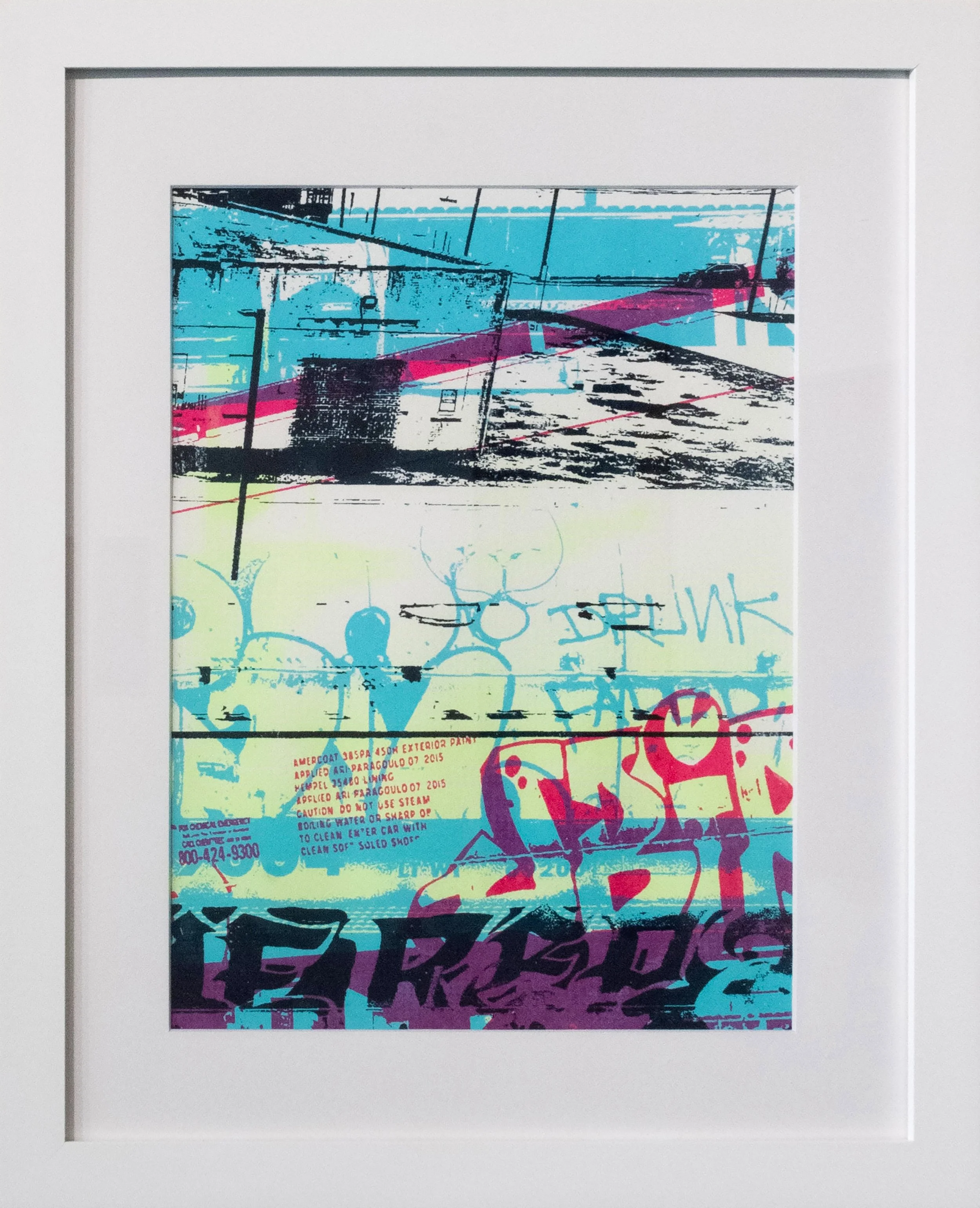 Tealette, 2025 | Silkscreen print, 19 x 15 in.