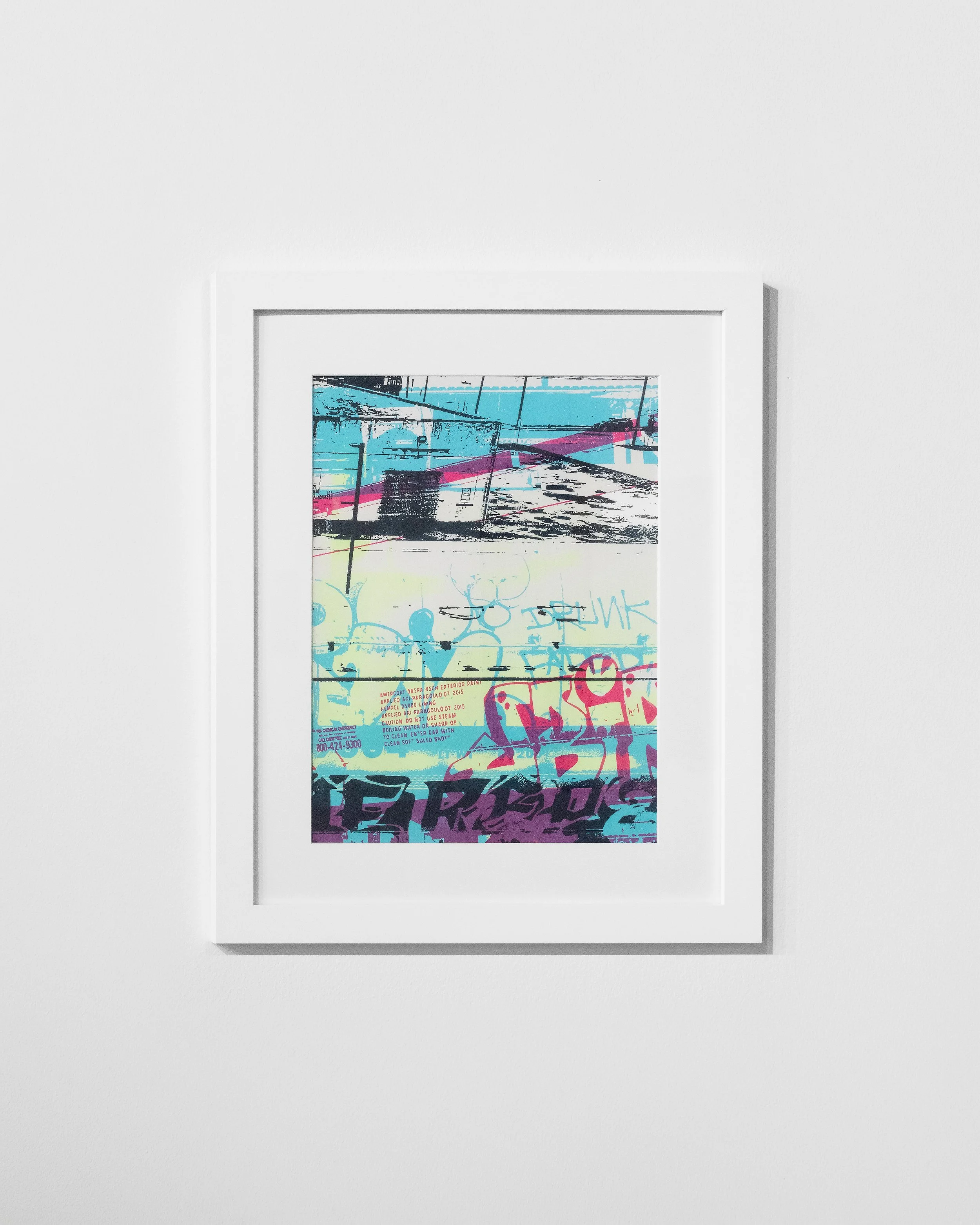Tealette, 2025 | Silkscreen print, 19 x 15 in.