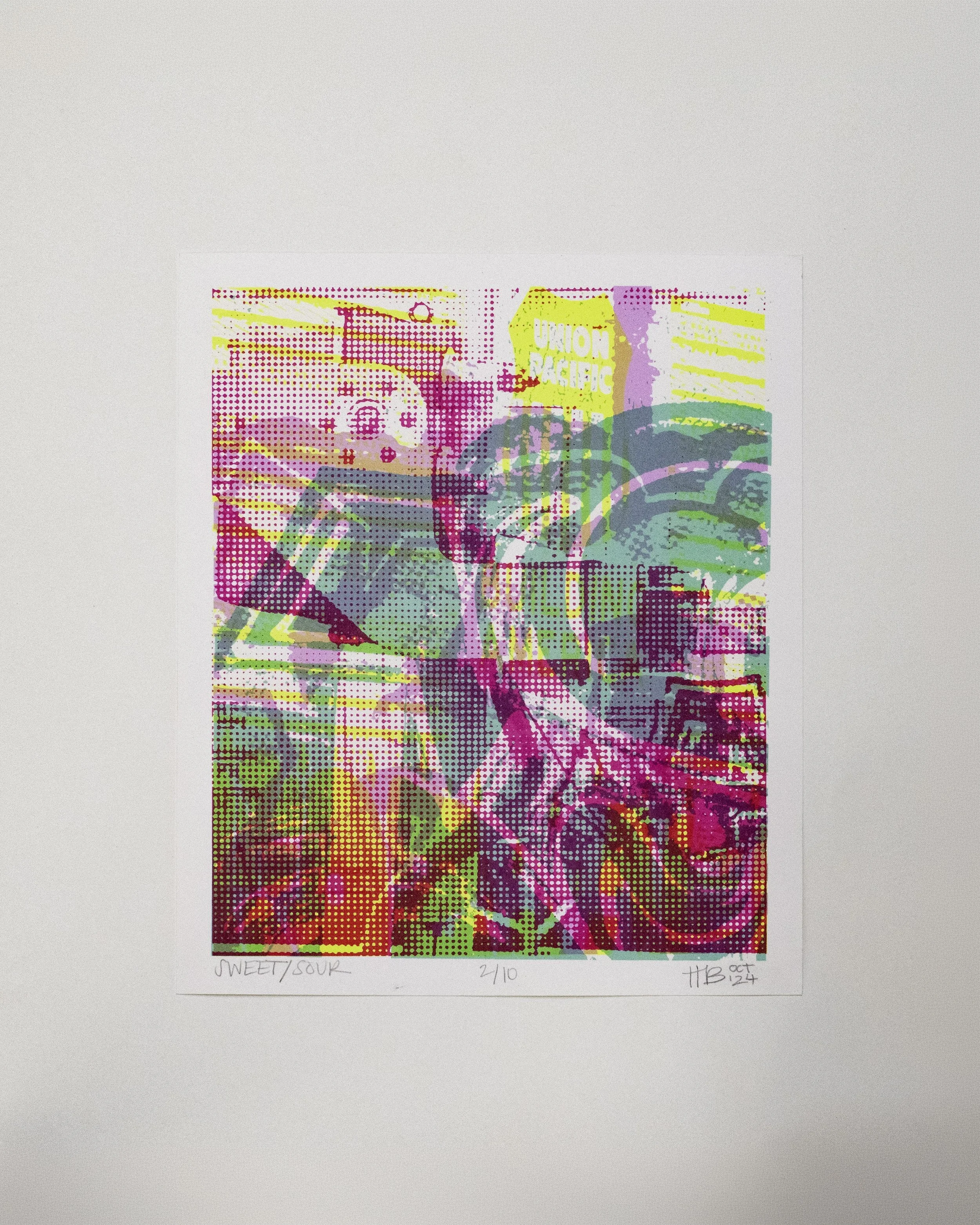 Sweet/Sour, 2025 | Silkscreen print, 10 x 8 in.