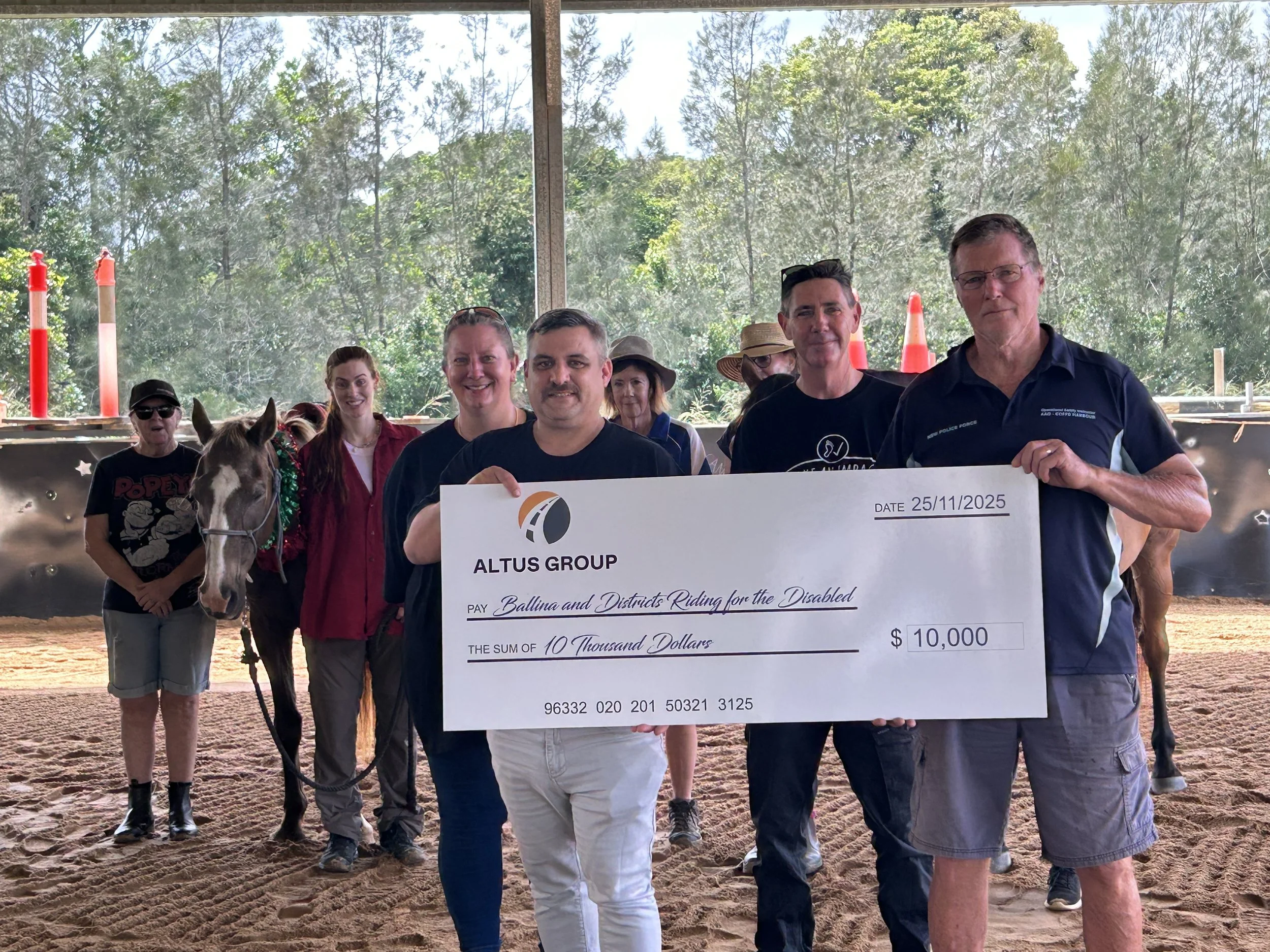 Altus Impact Fund Supports Riding for the Disabled Ballina With $10,000 Donation
