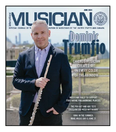 A feature article in the American Federation of Musicians monthly publication