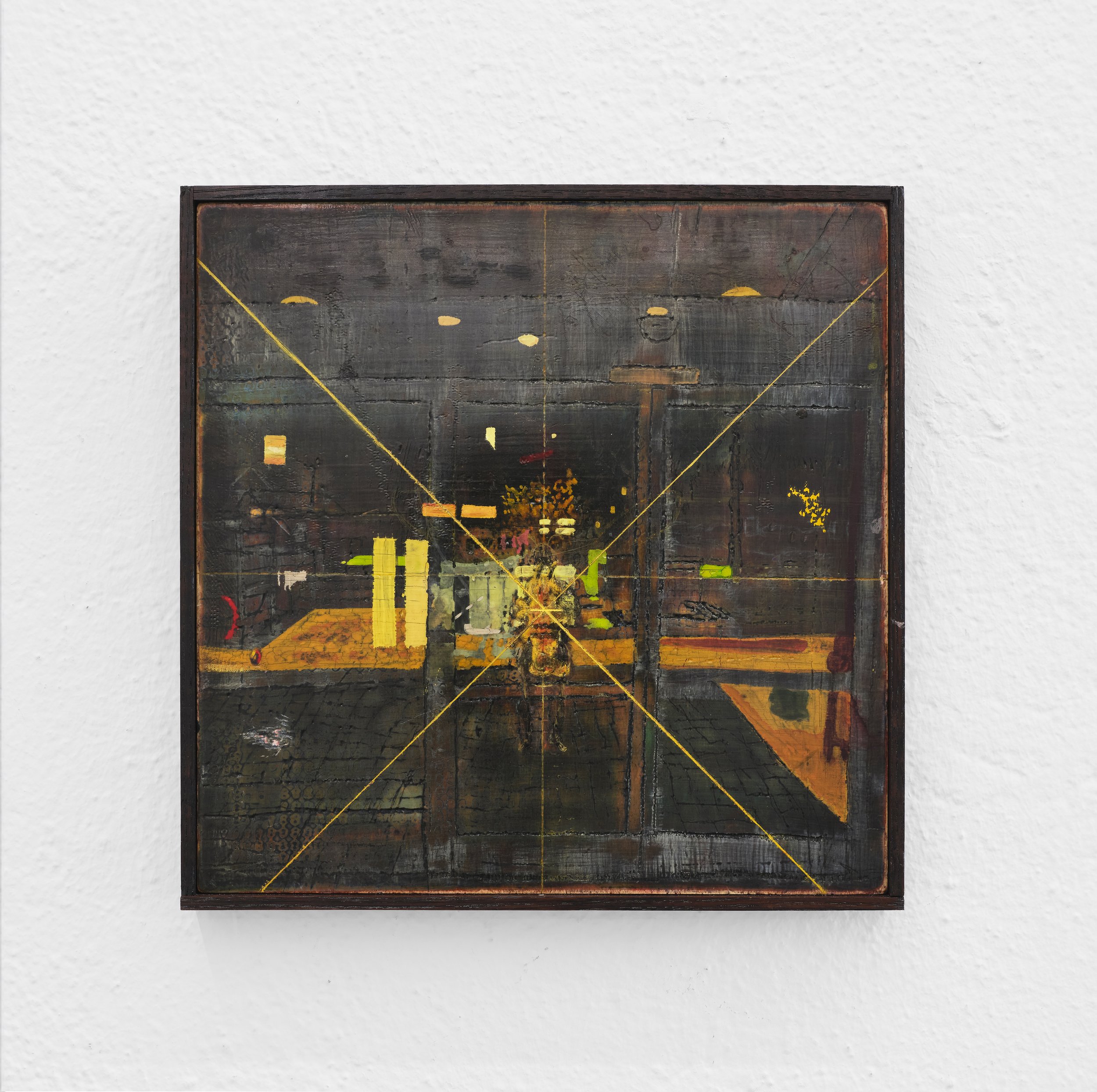 Johnathan Wilborn
The Wannabe, 2026
Mixed media on wood
25.4 x 25.4 cm