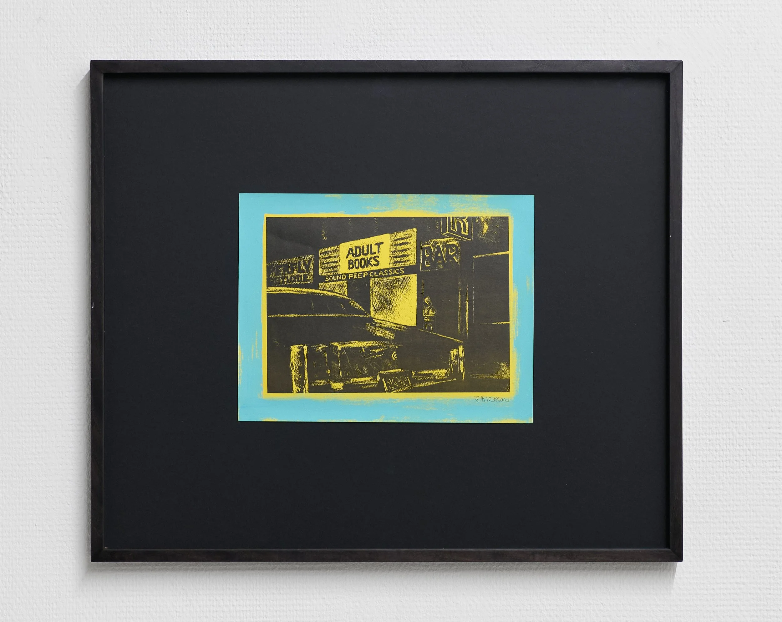 Jane Dickson
Adult Books, 1980
Acrylic and Xerox
22 x 80 cm 