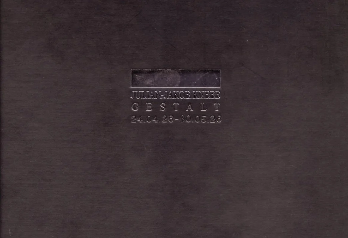 Julian-Jakob Kneer: Gestalt
Blue Velvet, Zurich
24 April – 30 May, 2026