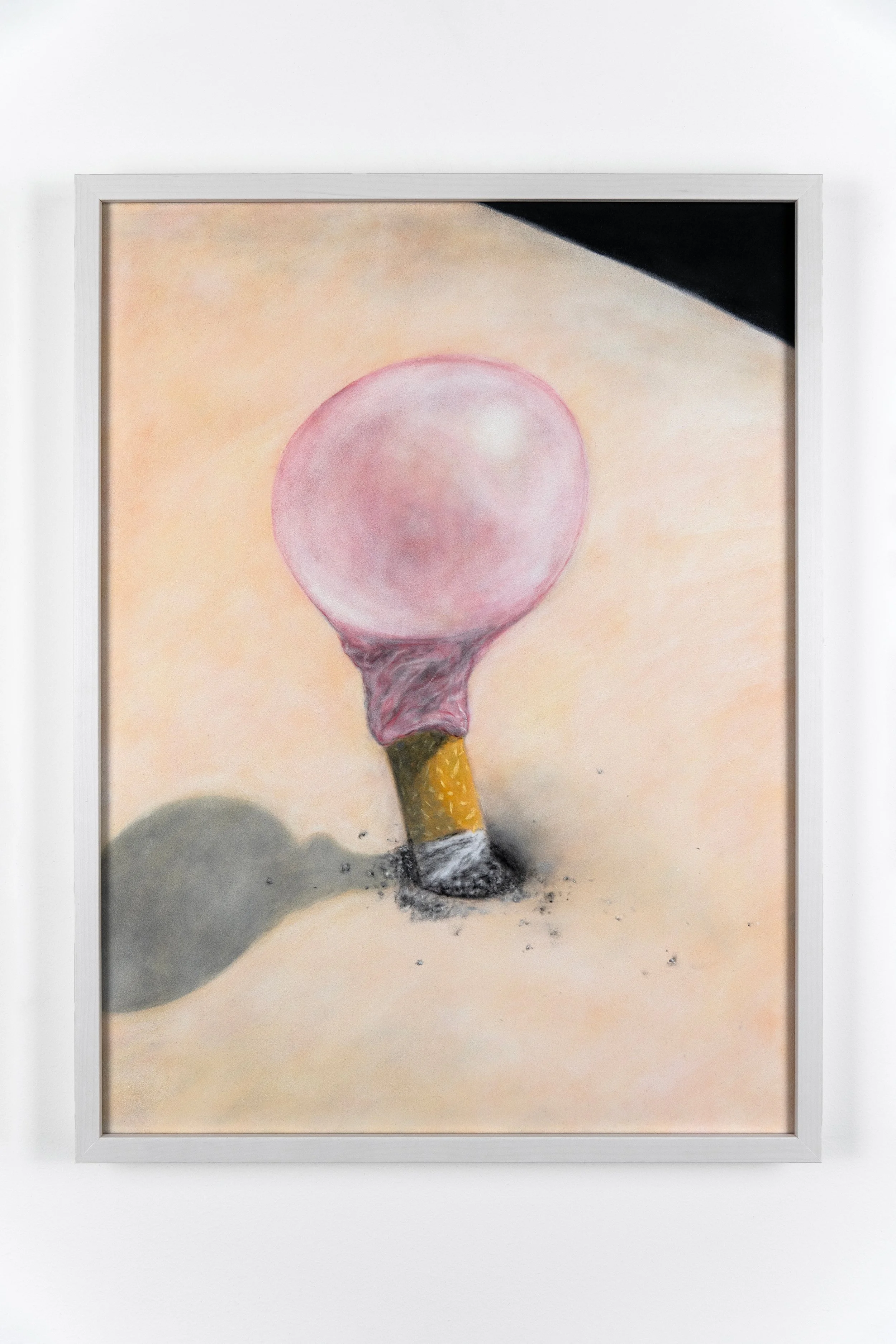 Adam Cruces
Belly Button, 2024
Pastel on velour, framed
49 x 37 cm