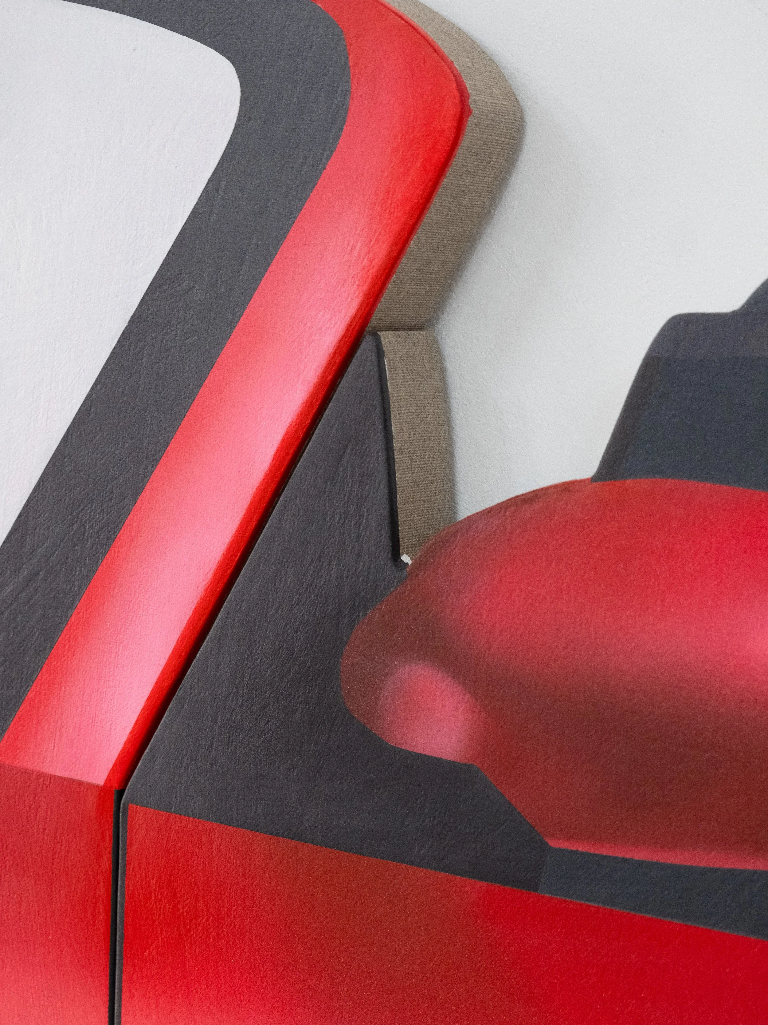 Marius Steiger
Car (Advancement), 2025 
Oil and acrylic on linen
115 × 300 × 4.5 cm
Detail