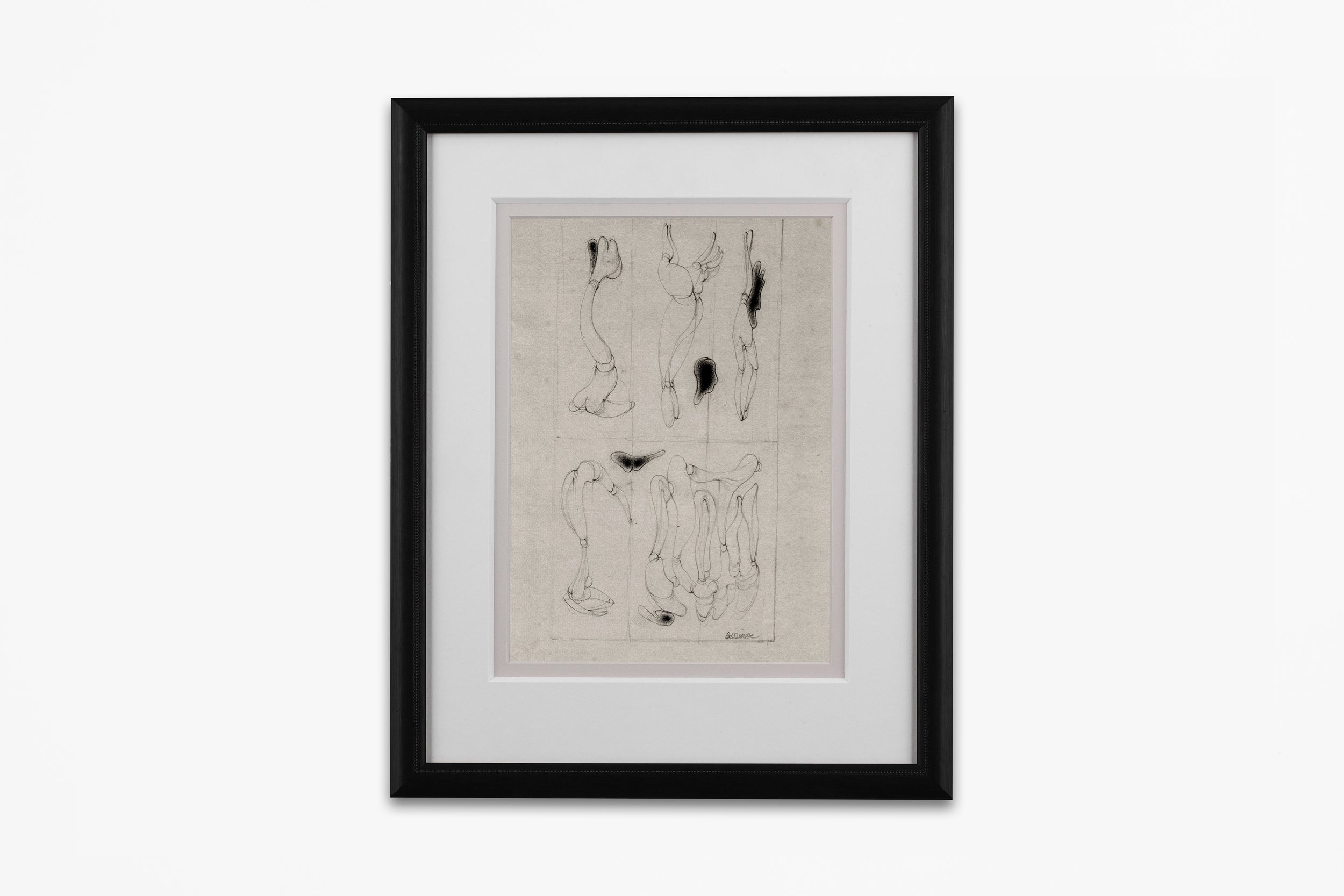 Hans Bellmer
Éudes pour les marionettes
pencil on paper
30 x 21 cm