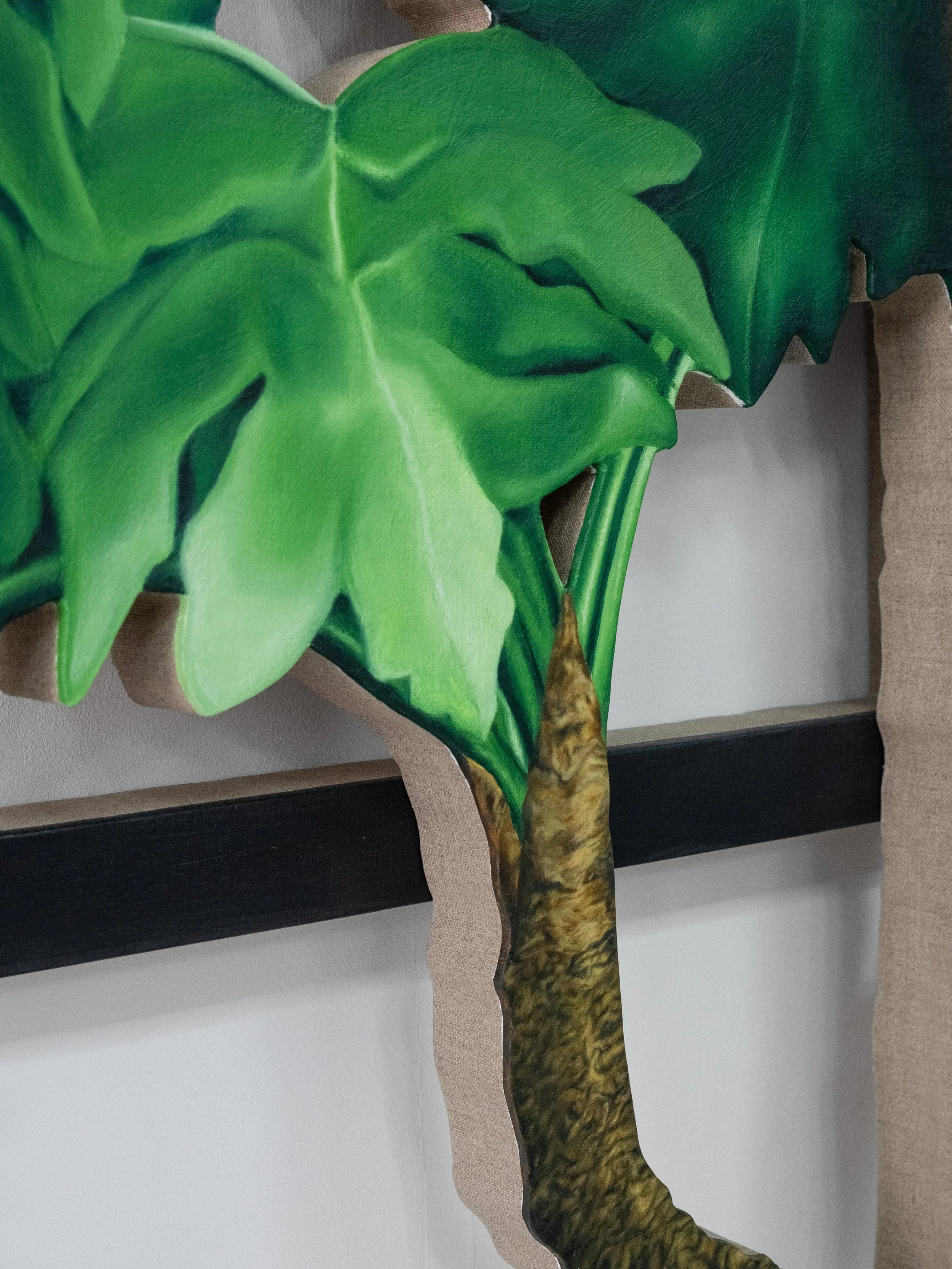 Marius Steiger
Case and Plant (Red Apple), 2025
Oil and acrylic on linen
205 × 160 × 4.5 cm
Detail