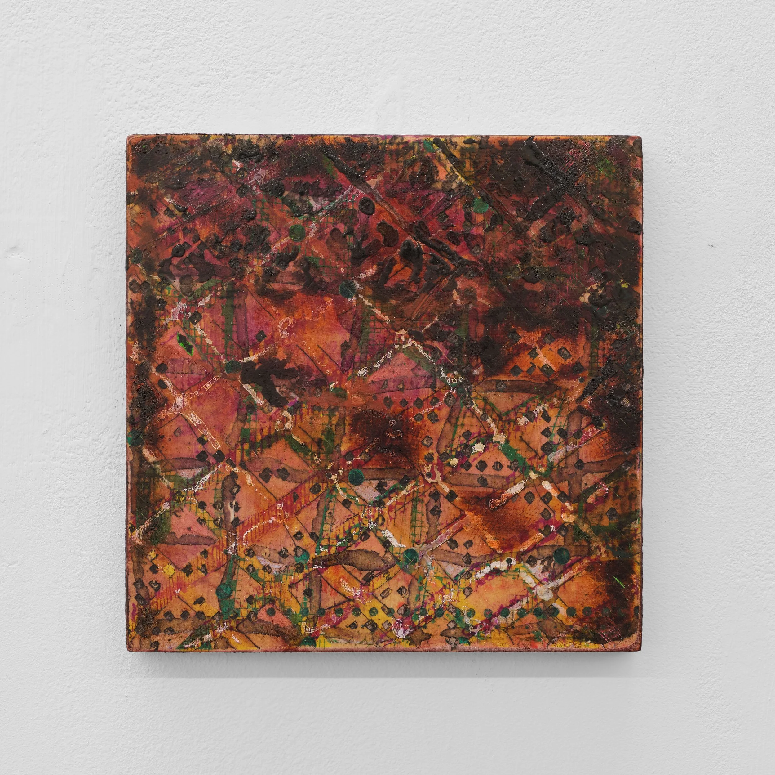 Johnathan Wilborn
Alligator Bait, 2026
Mixed media on wood
20.32 x 20.32 cm