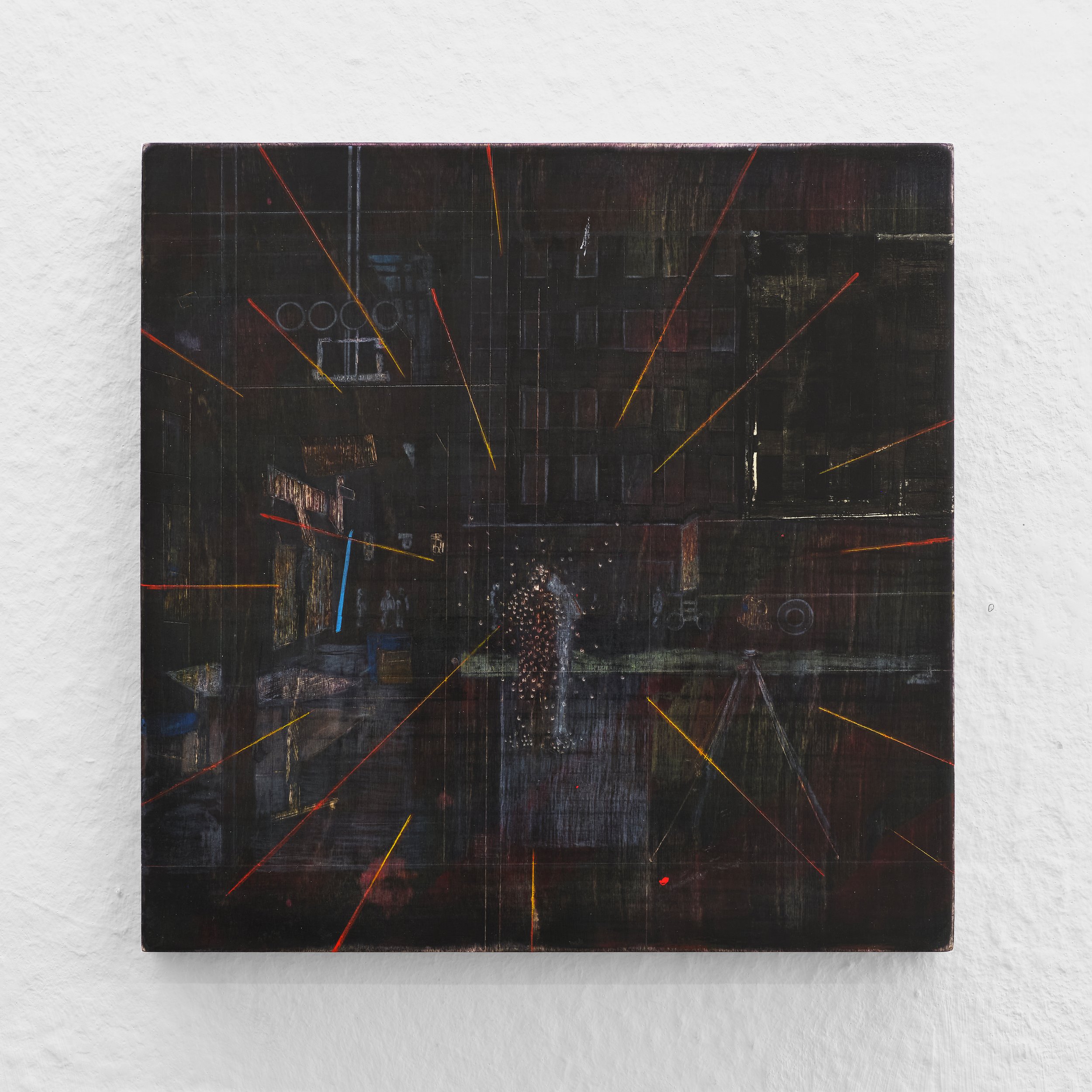 Johnathan Wilborn
Double Bullseye, 2026
Mixed media on wood
25.4 x 25.4 cm