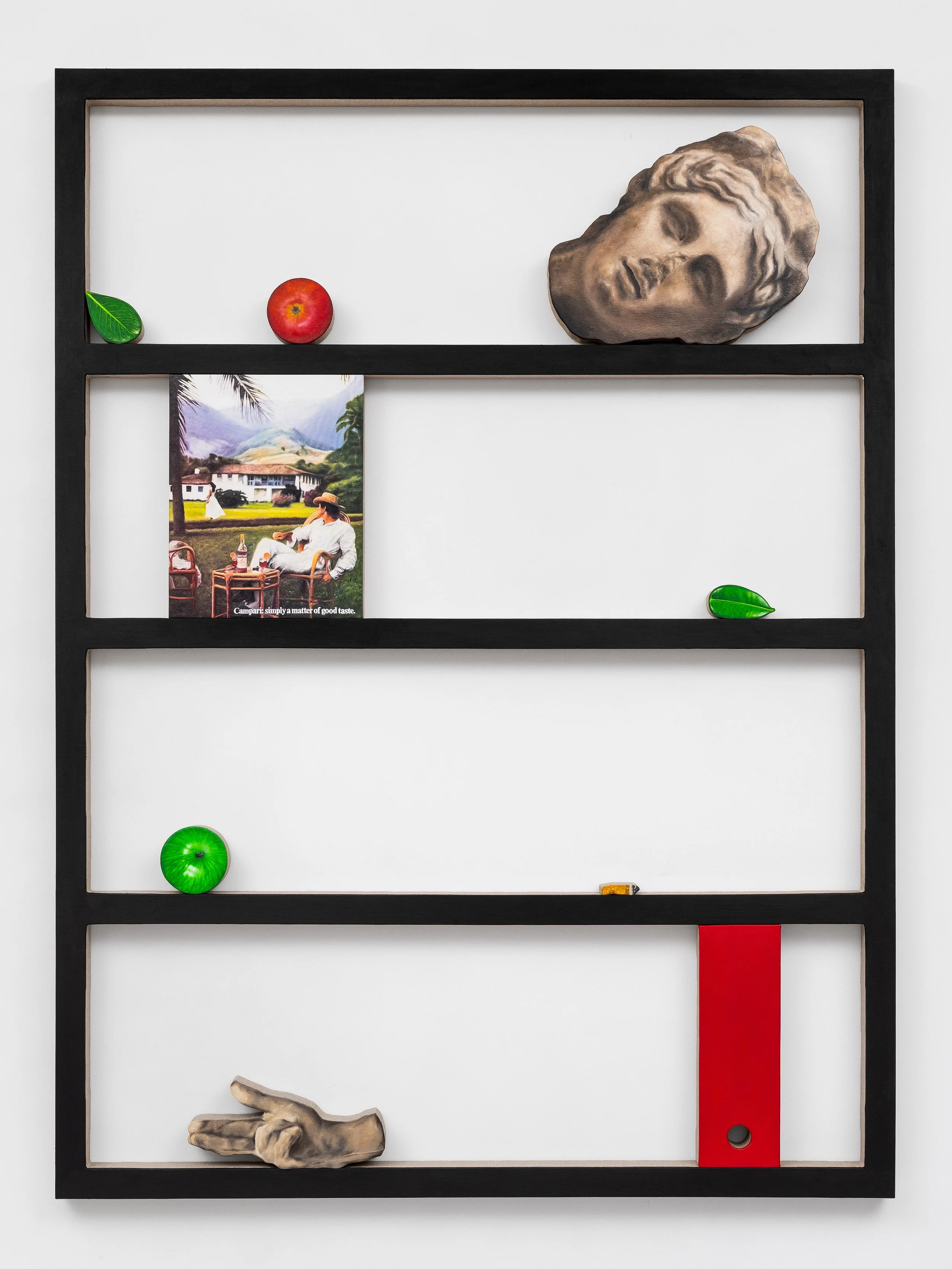 Marius Steiger
Case (Gaze), 2025
Oil and acrylic on linen
155 × 115 × 4.5 cm